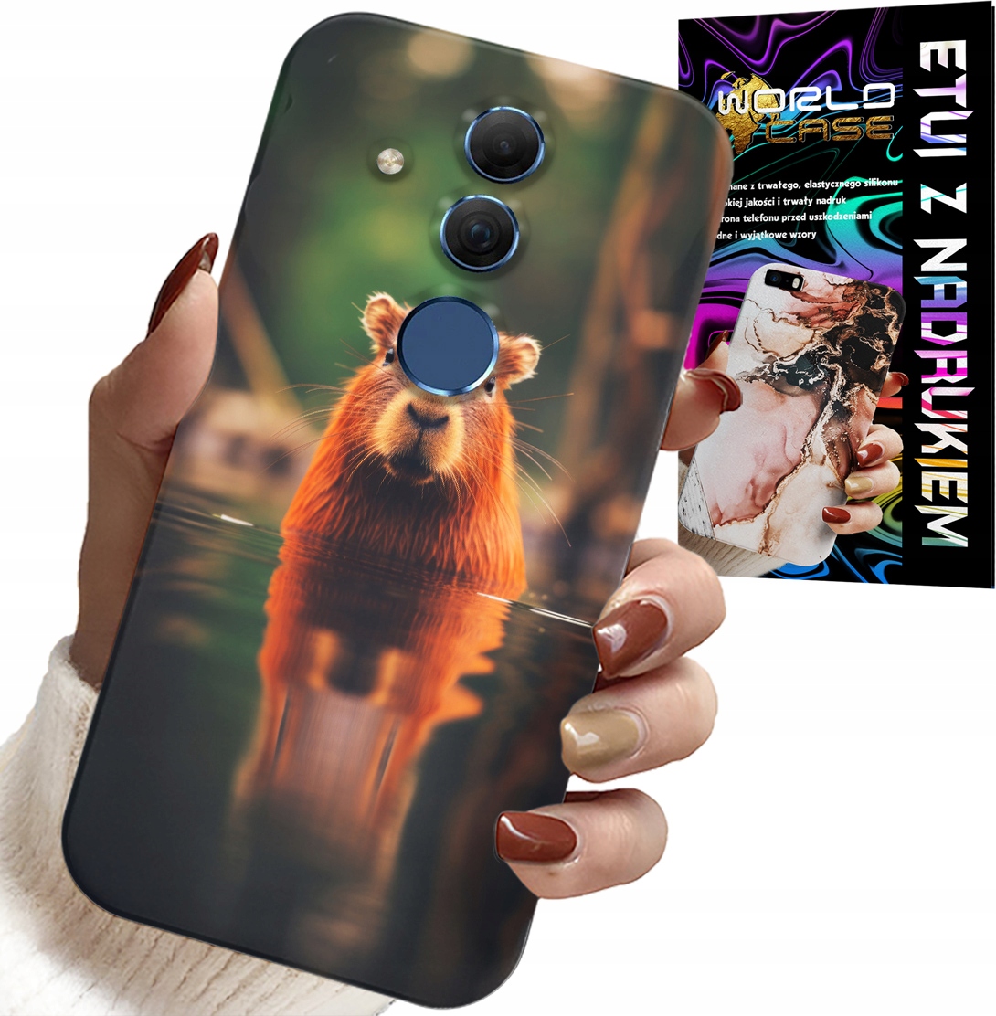 ETUI DO HUAWEI MATE 20 LITE - SŁODKA KAPIBARA, CAPIBARA, WIELE WZORÓW