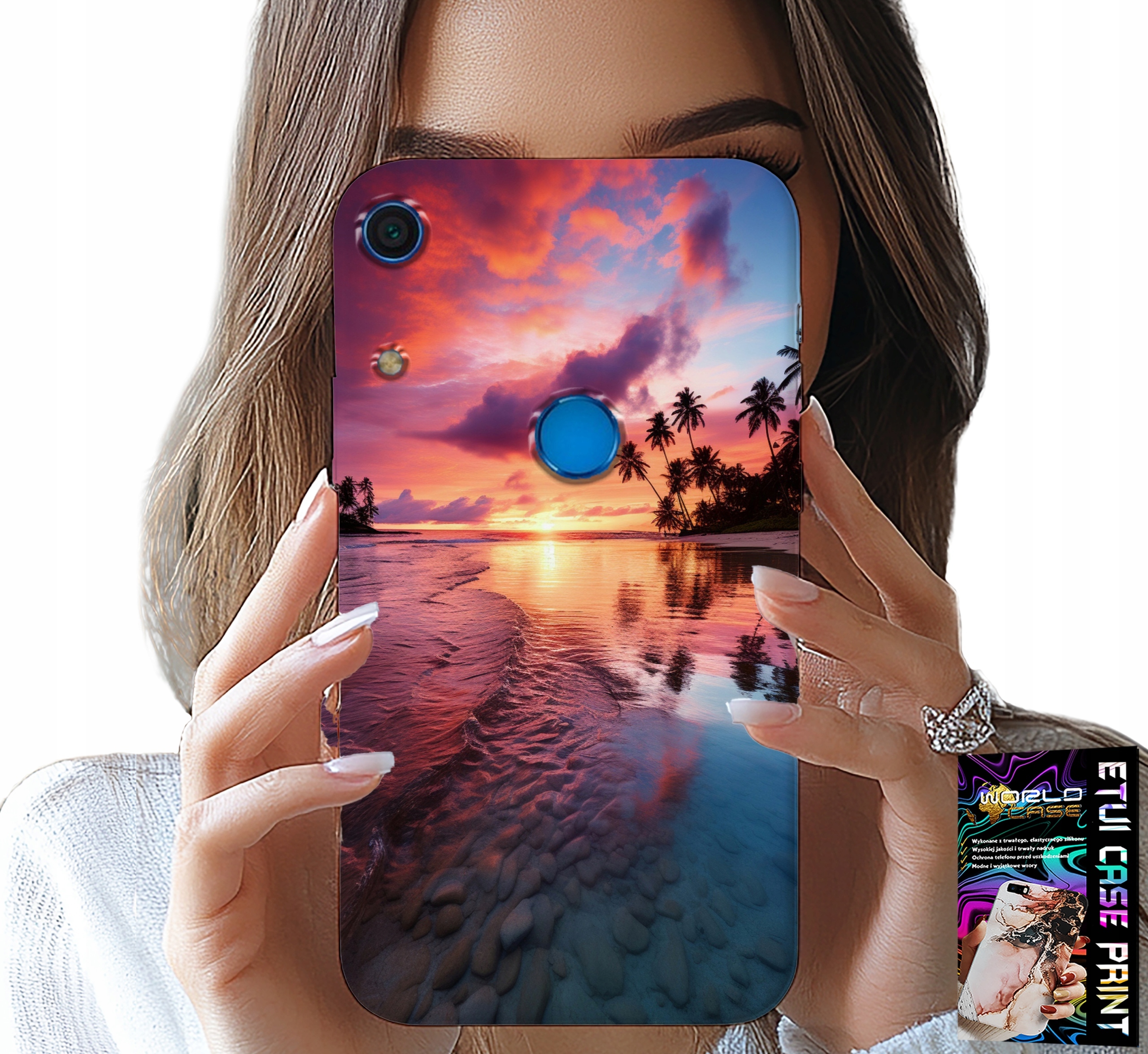 ETUI DO HUAWEI Y6S - PLAŻA WAKACJE WYSPA PIĘKNE WIDOKI +SZKŁO