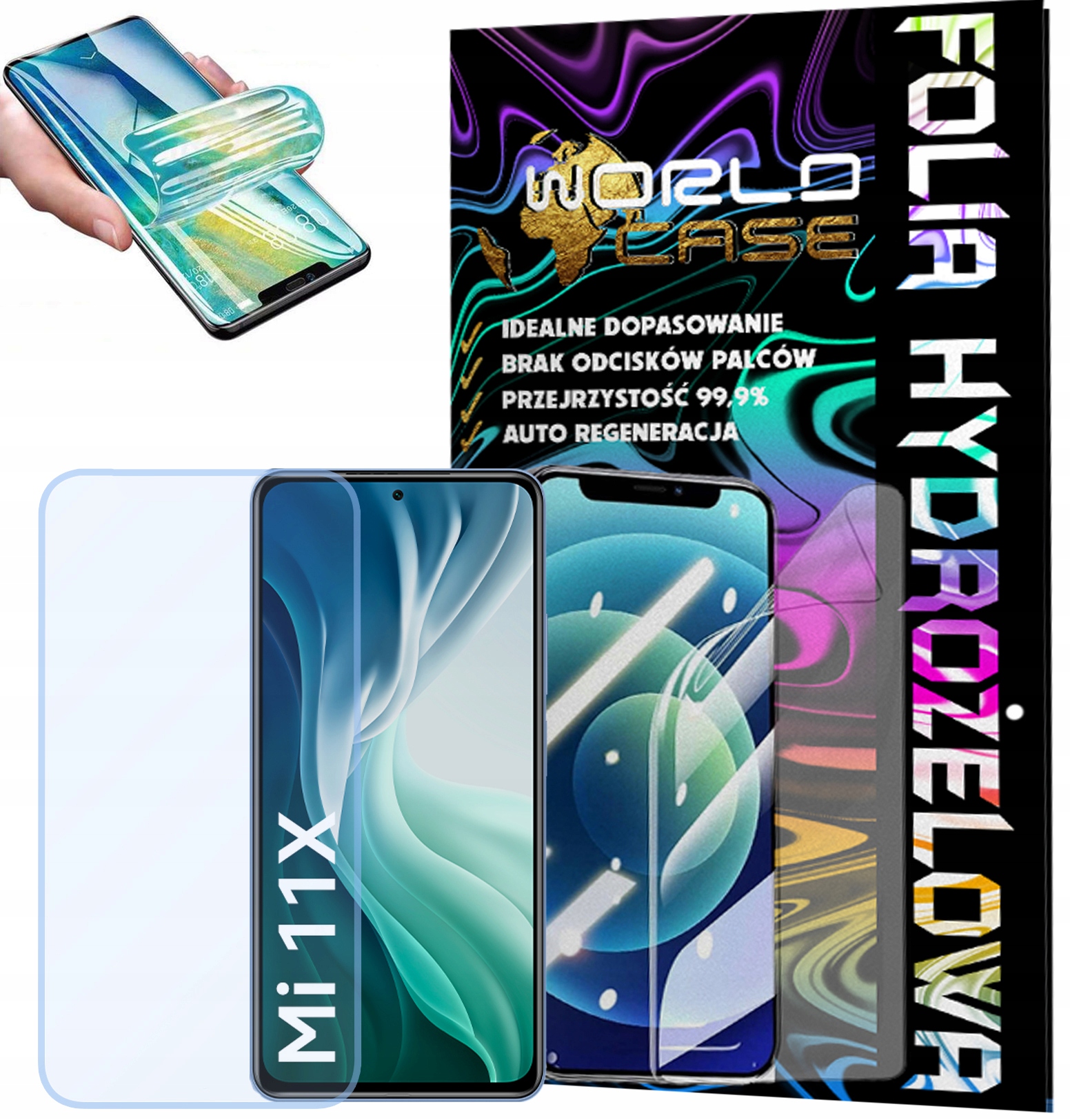 FOLIA HYDROŻELOWA OCHRONNA DO XIAOMI 11X NA EKRAN MOCNA WYTRZYMAŁA