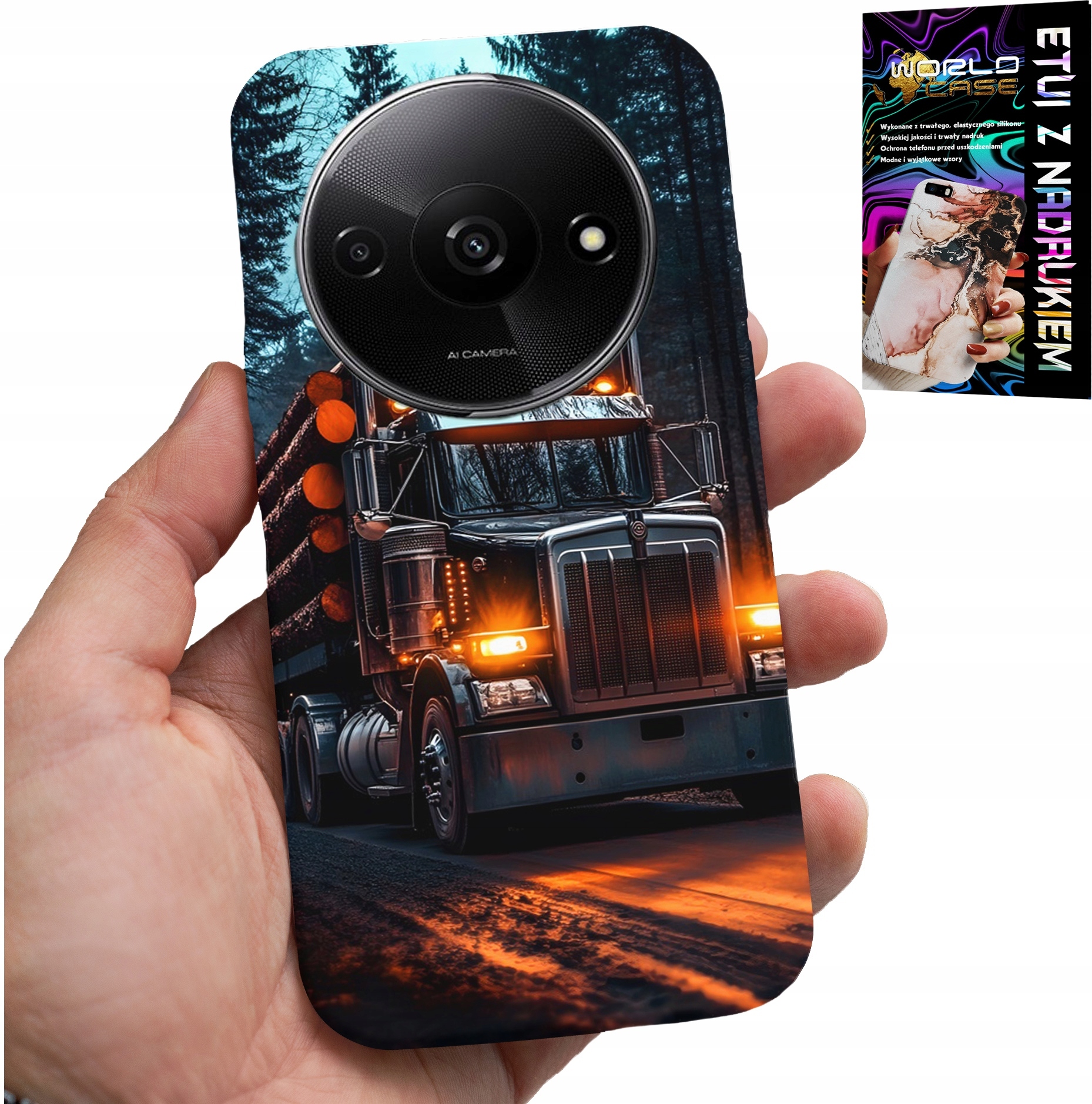 ETUI DO XIAOMI REDMI A3 - TIR POJAZD CIĘŻAROWY PLECKI OBUDOWA CASE