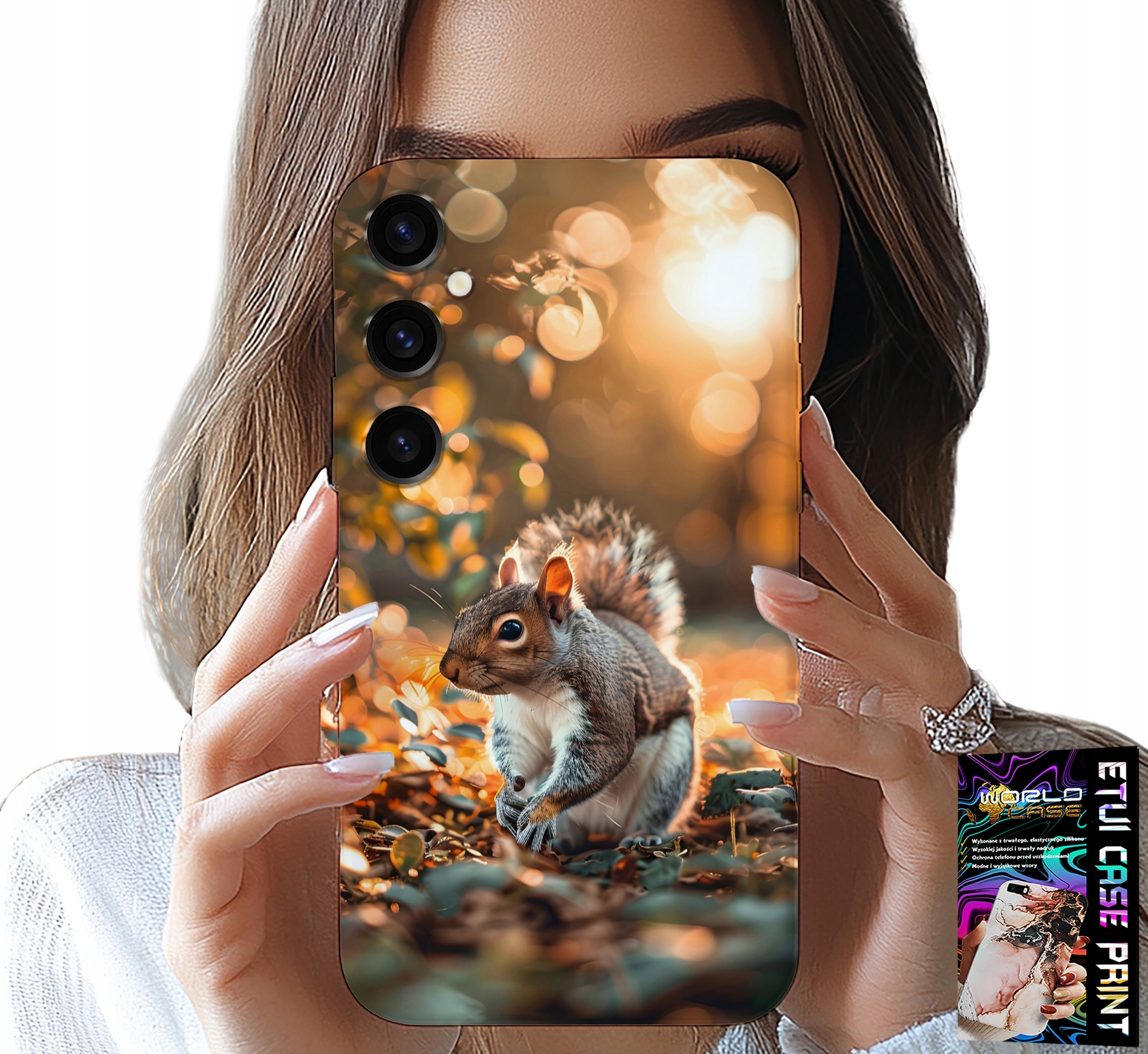 ETUI DO SAMSUNG GALAXY A05S - SŁODKA WIEWIÓRKA, CASE Z WŁASNYM MOTYWEM