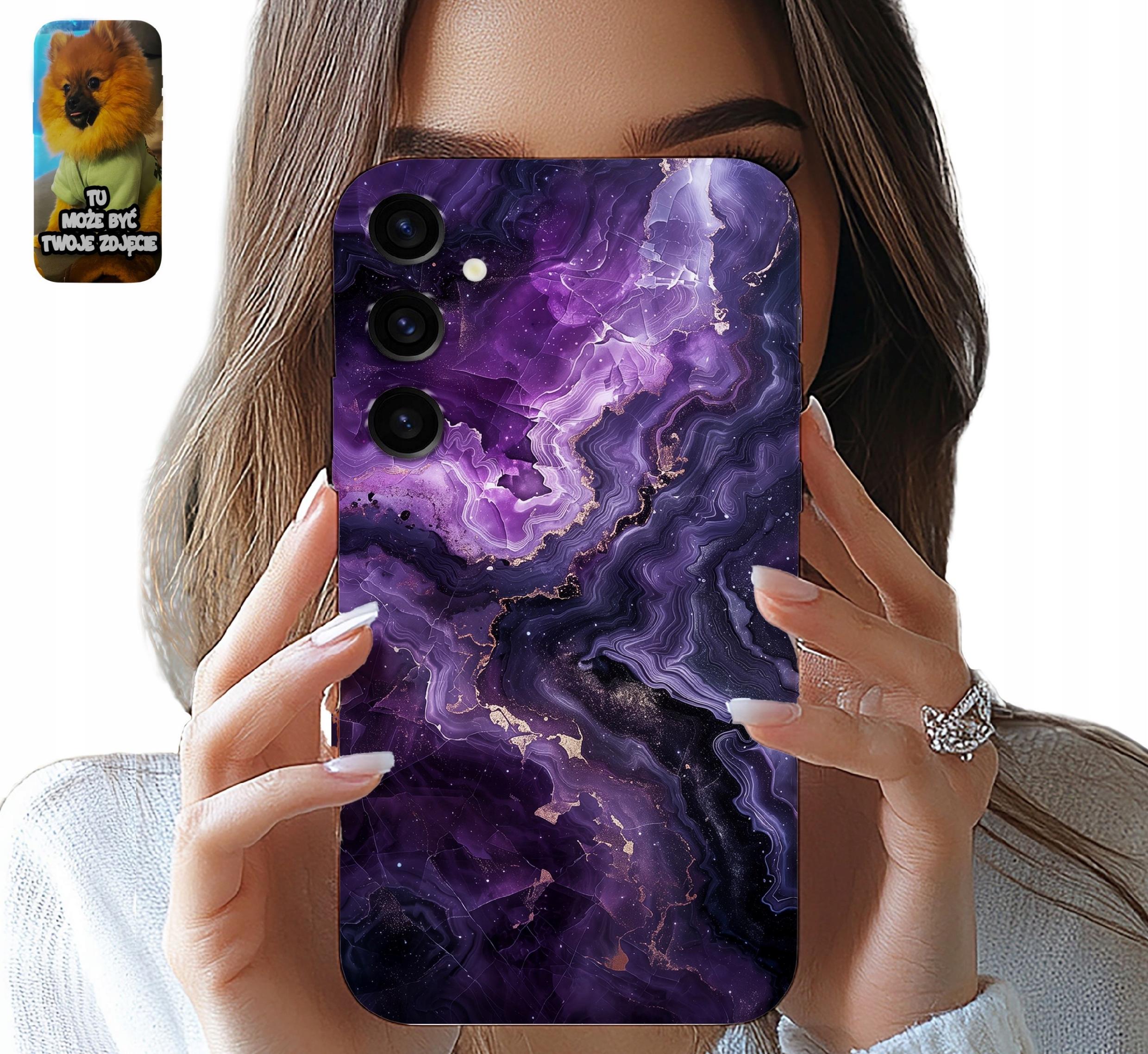 ETUI CASE SAMSUNG GALAXY S24 FE FIOLETOWY MARMUREK MARMURKI DAMSKIE WZORY