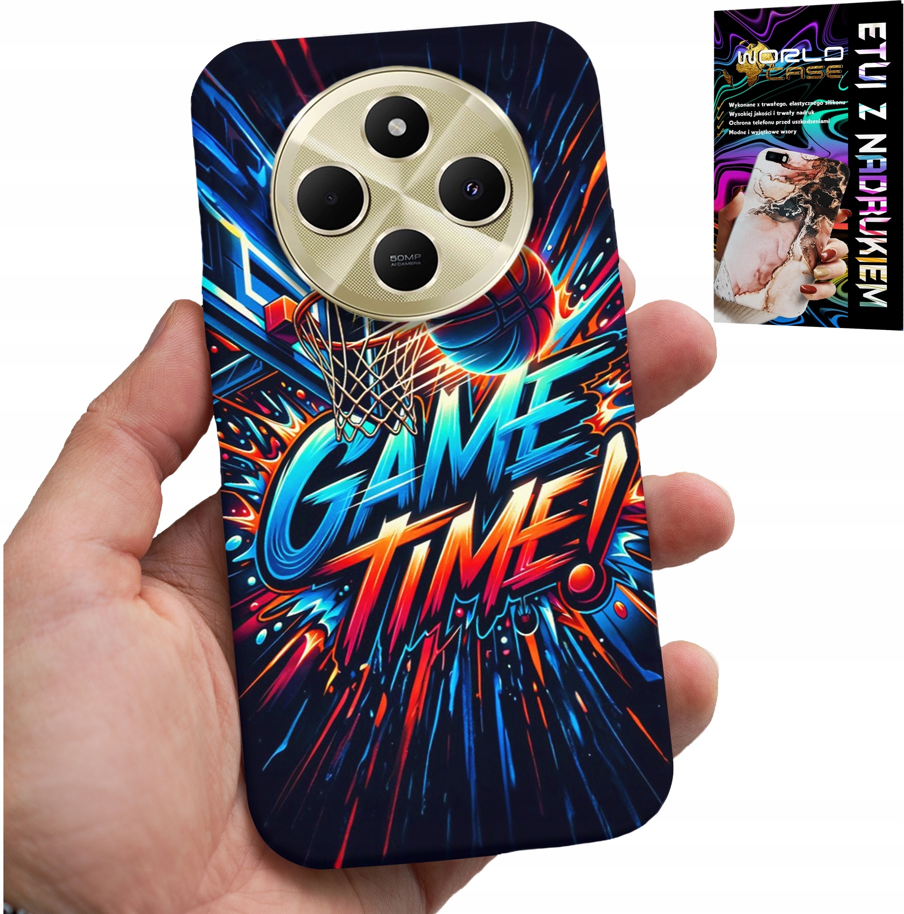 ETUI DO XIAOMI REDMI 14C 4G - KOSZYKÓWKA NBA FAN 23 GAME TIME, OBUDOWA