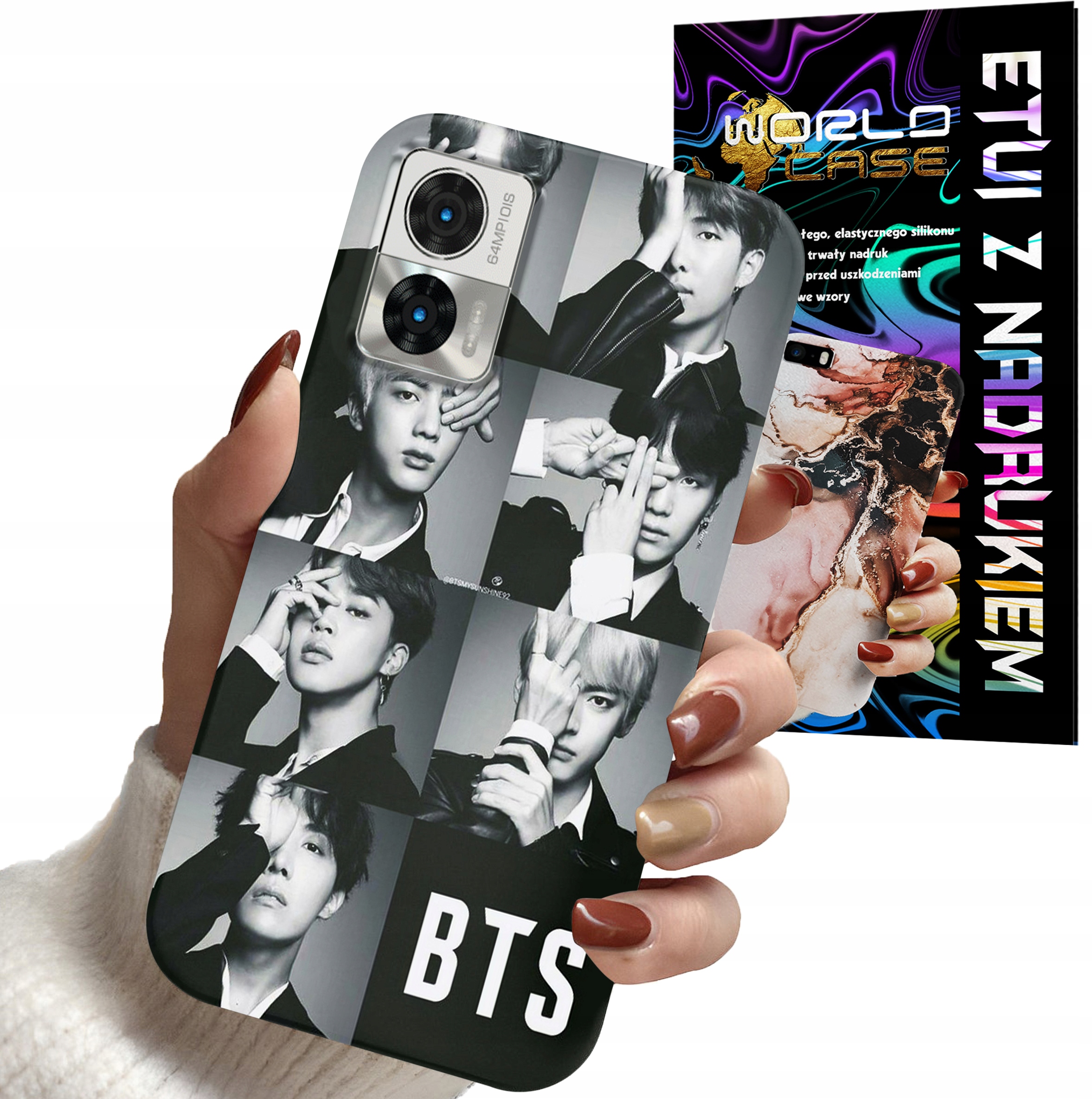 ETUI CASE DO MOTOROLA EDGE 30 NEO / LITE - BTS DAMSKIE WZORY KPOP GOT7