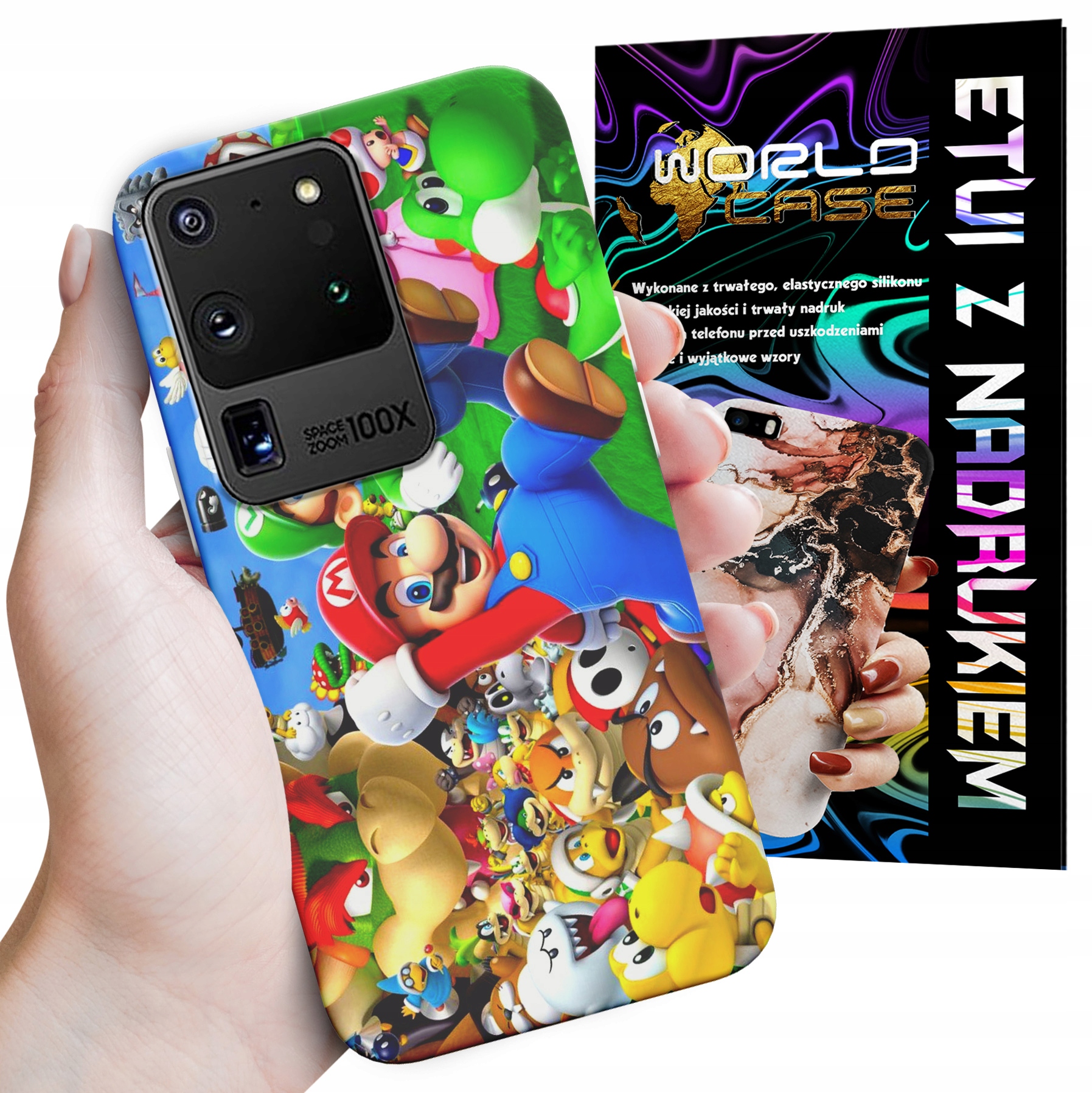 ETUI CASE DO SAMSUNG S20 ULTRA - SUPER MARIO BROS BAJKI WZORY WYBÓR