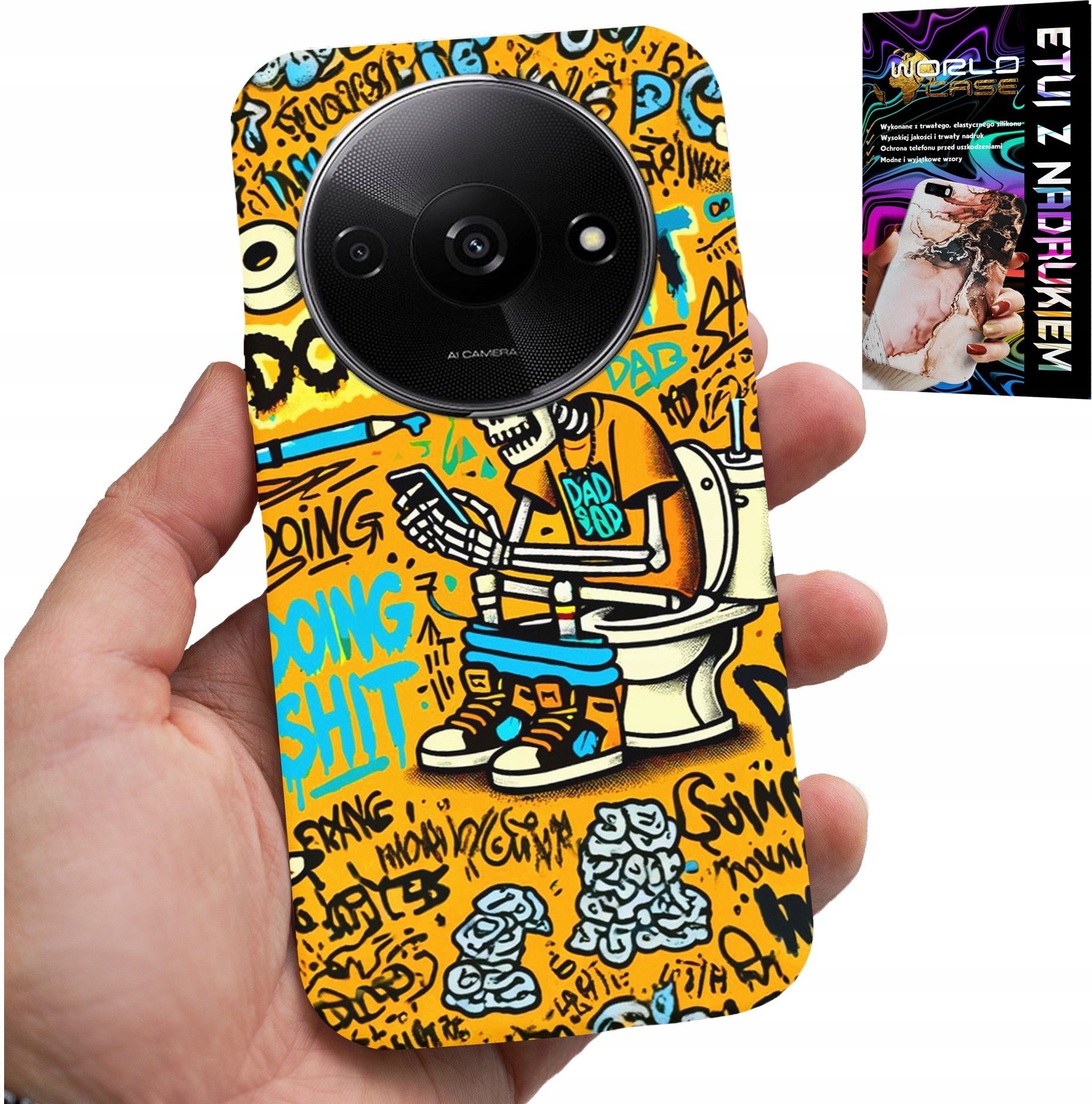 ETUI DO XIAOMI REDMI A3 - DOING SHIT KOŚCIOTRUP NA KIBLU CASE