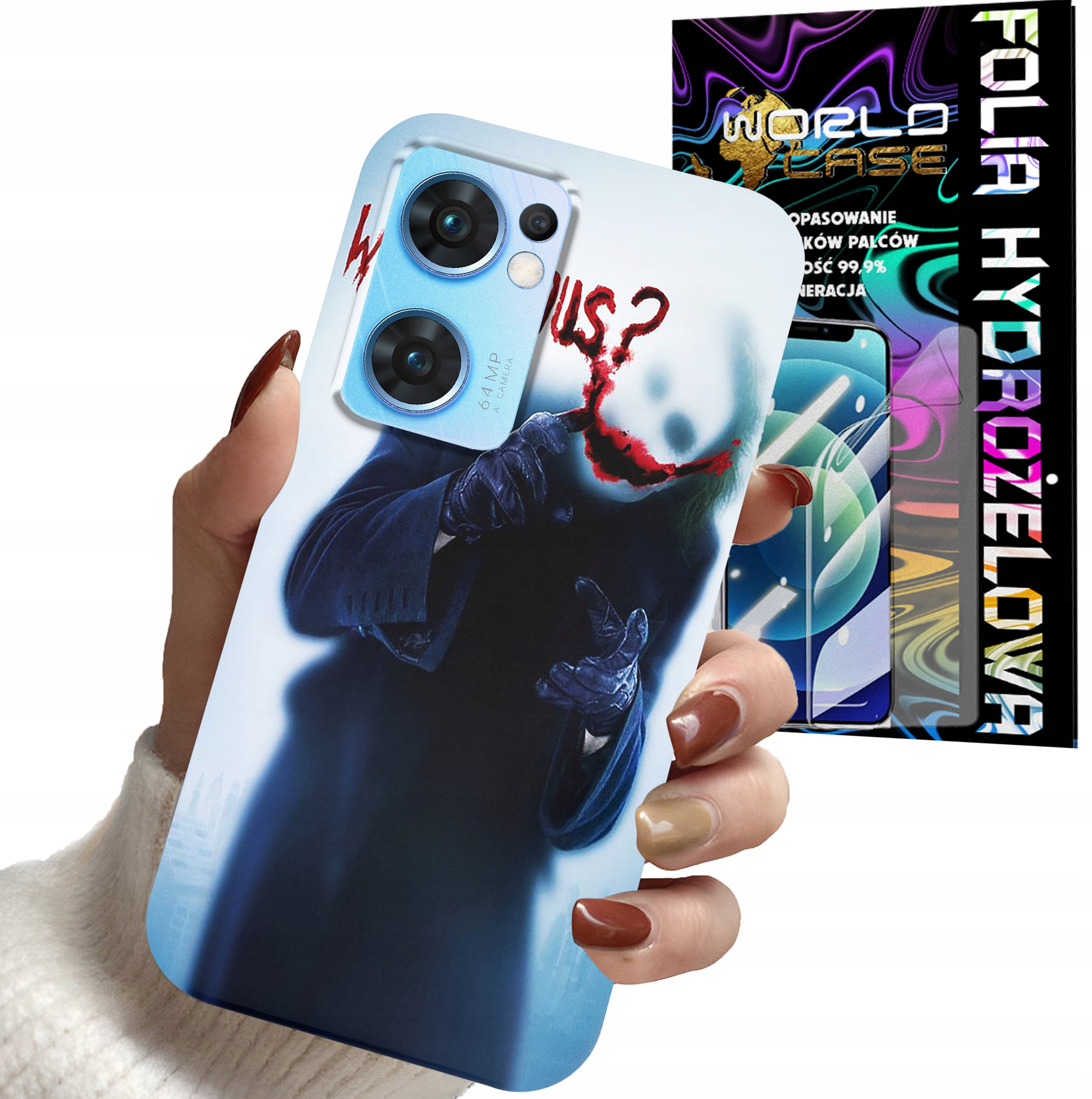 ETUI DO OPPO FIND X5 LITE - JOKER FILMY SERIALE OBUDOWA + FOLIA