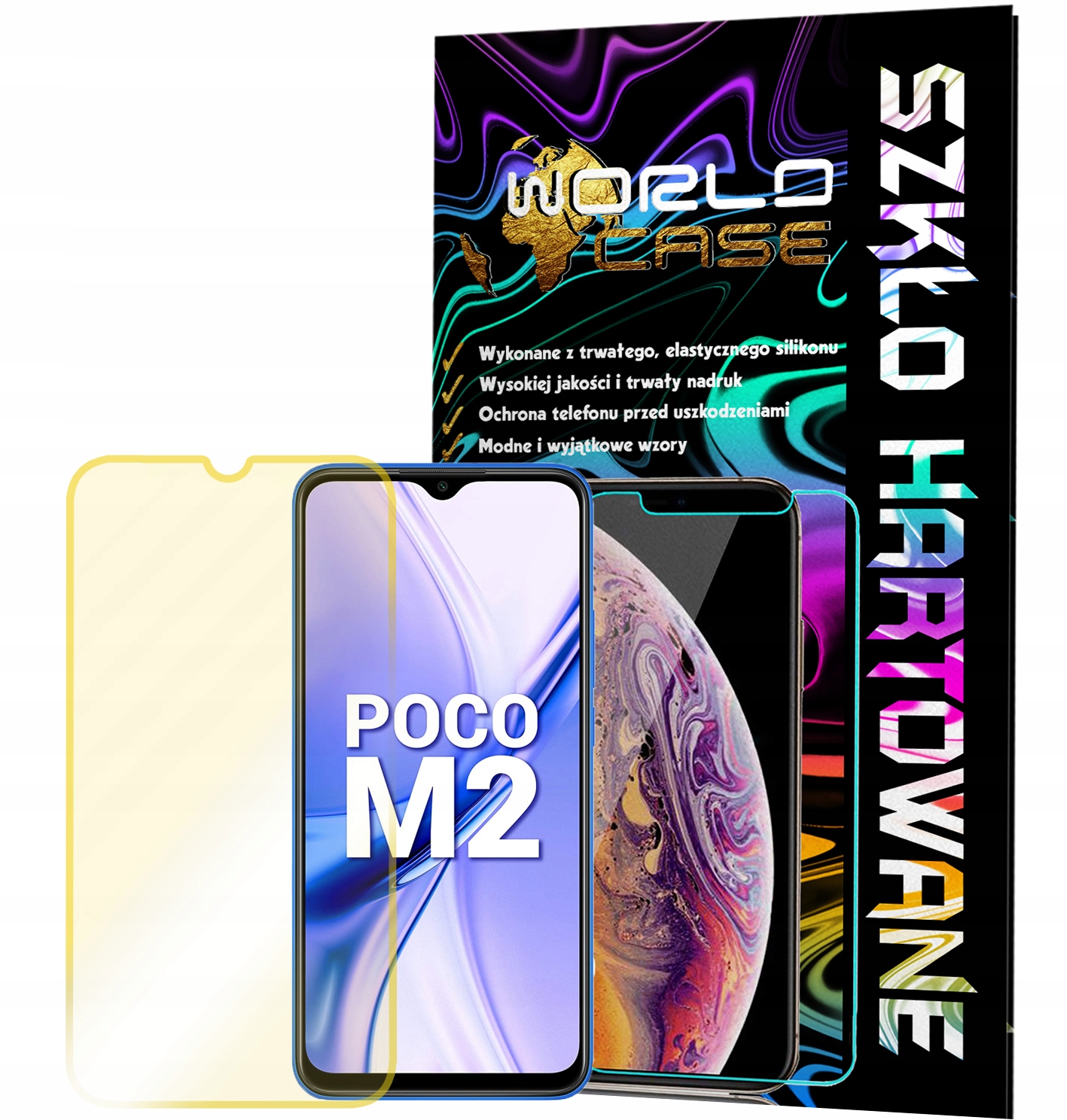 SZKŁO HARTOWANE DO POCO M2 / C3 NA EKRAN SZKIEŁKO OCHRONNE.