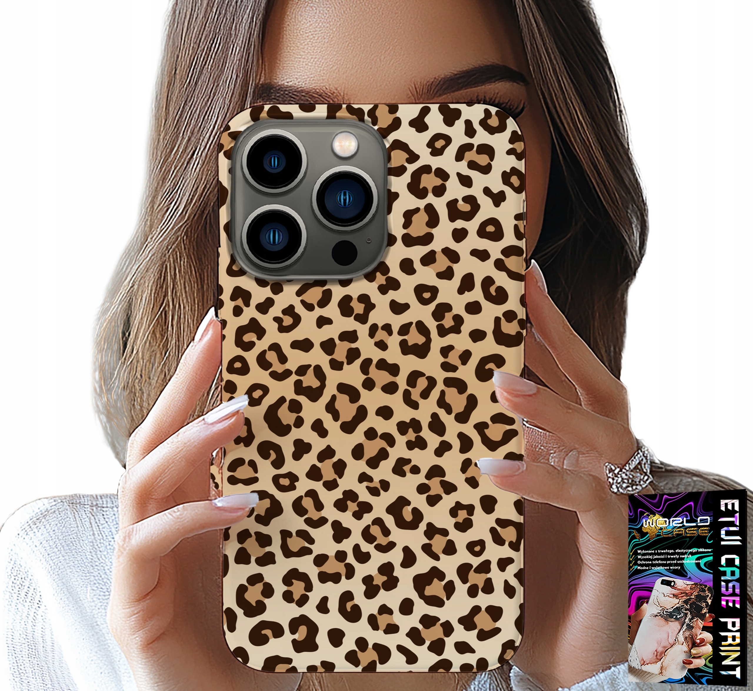 ETUI DO IPHONE 14 PRO - PLECKI W PANTERKĘ MODNE KOBIECE WZORY