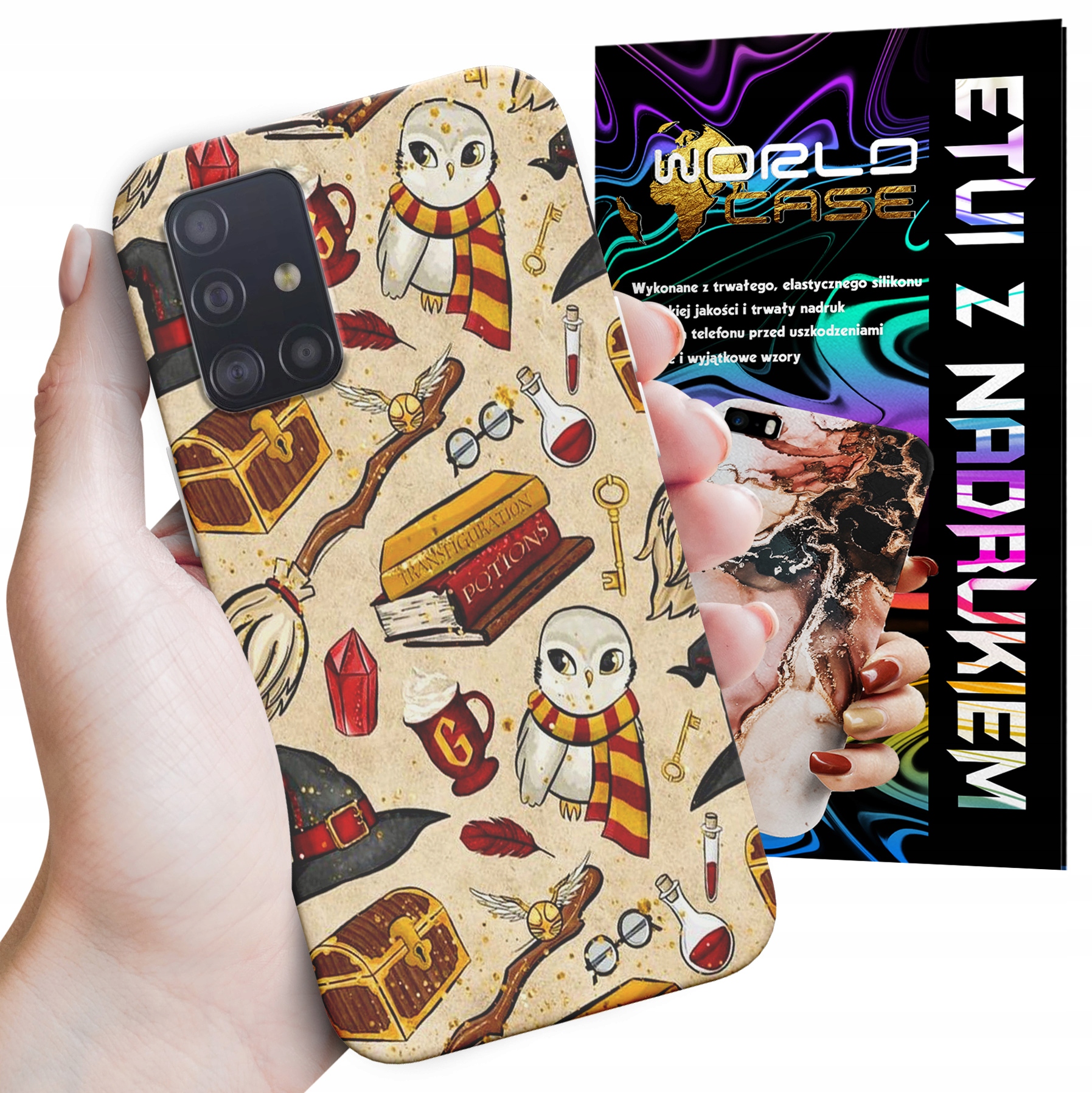 ETUI CASE DO SAMSUNG A71 - POTTER WZORY WIELE WZORÓW DLA FANA MAGI