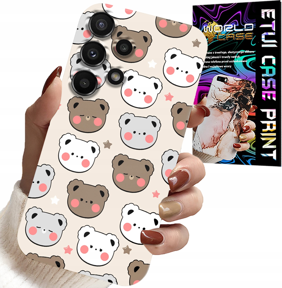 ETUI DO SAMSUNG GALAXY A32 5G - MIŚ MISIE WZORY DLA NAJMŁODSZYCH + SZKŁO