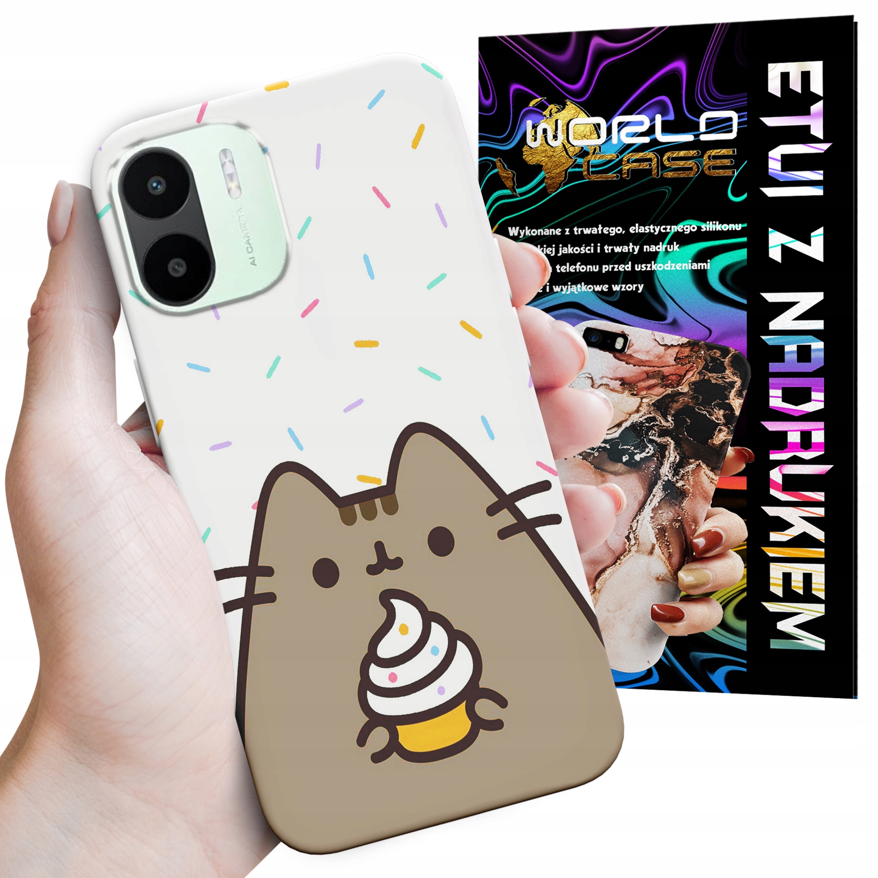 ETUI CASE DO XIAOMI REDMI A2 - SŁODKI KOTEK KOT OBUDOWA PLECKI