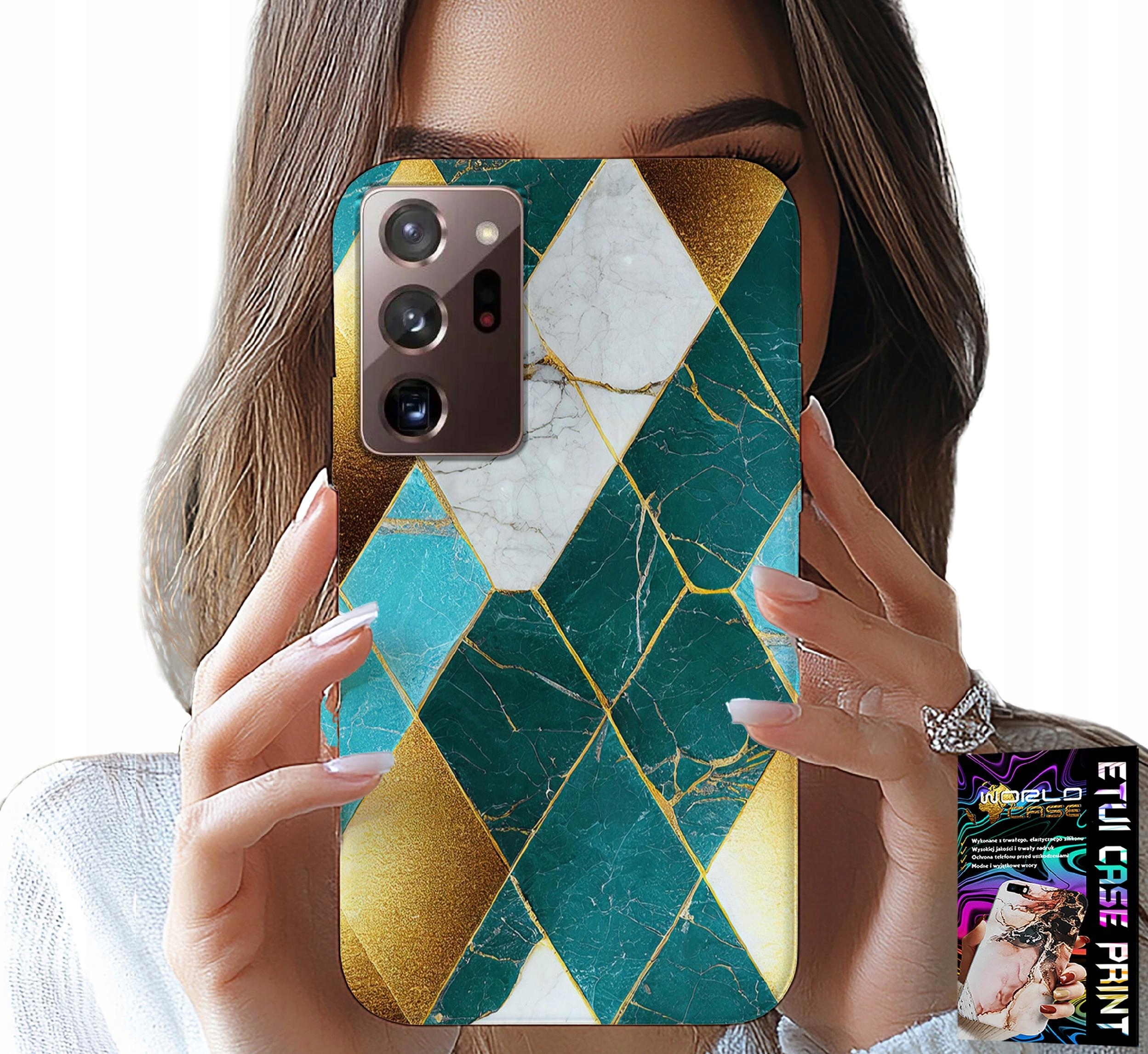 ETUI DO SAMSUNG NOTE 20 ULTRA - ELEGANCKIE MODNE WZORY CASE + FOLIA