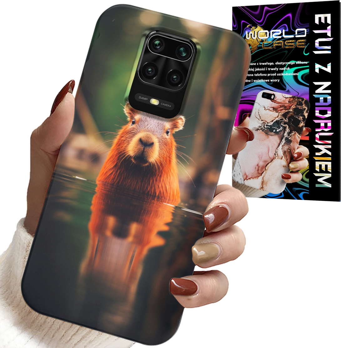 ETUI DO XIAOMI NOTE 9 PRO / 9S - SŁODKA KAPIBARA, CAPIBARA, WIELE WZORÓW