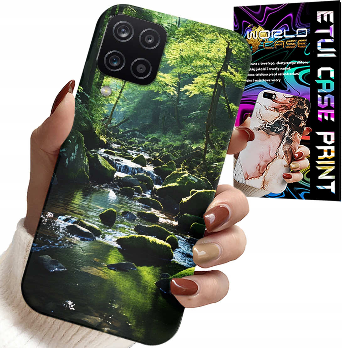 ETUI DO SAMSUNG A12 / M12 - LAS RZEKA STRUMIEŃ PRZYRODA WIDOKI