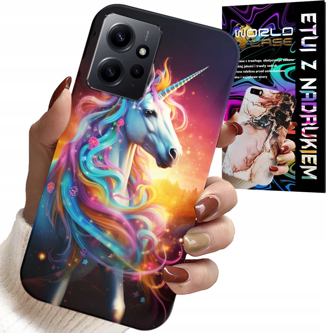 ETUI DO XIAOMI NOTE 12 4G - JEDNOROŻEC WZORY DLA DZIEWCZYNEK PREZENT