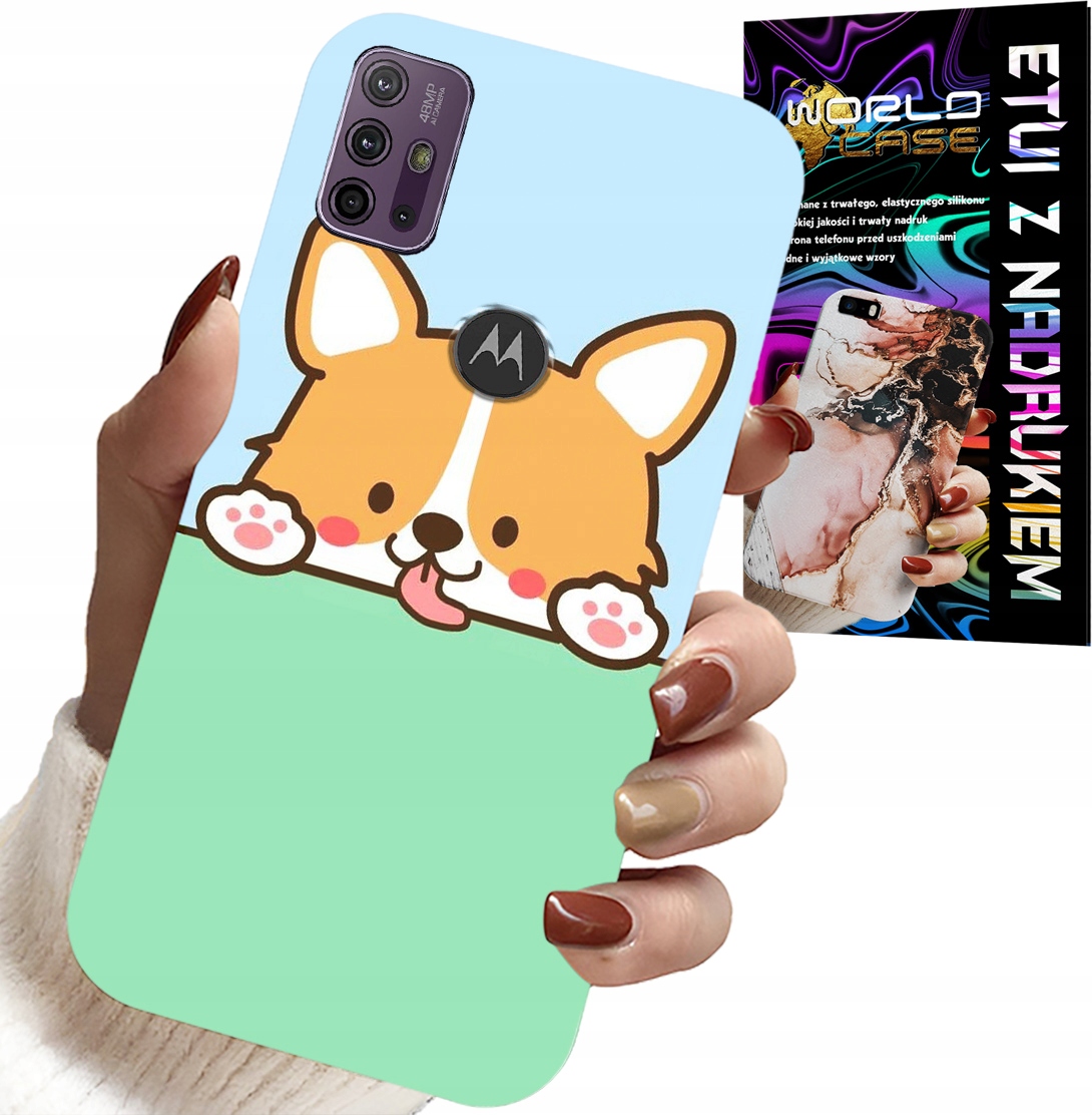ETUI DO MOTOROLA MOTO G10 POWER - SŁODKI PIESEK WZORY Z BAJEK POKROWIEC