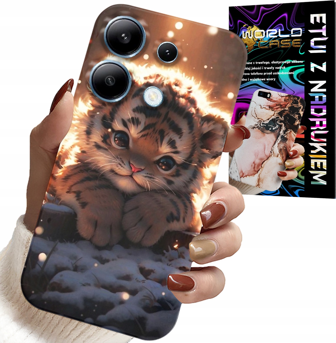 ETUI DO XIAOMI NOTE 13 4G - Z NADRUKIEM SŁODKI TYGRYSEK OBUDOWA CASE
