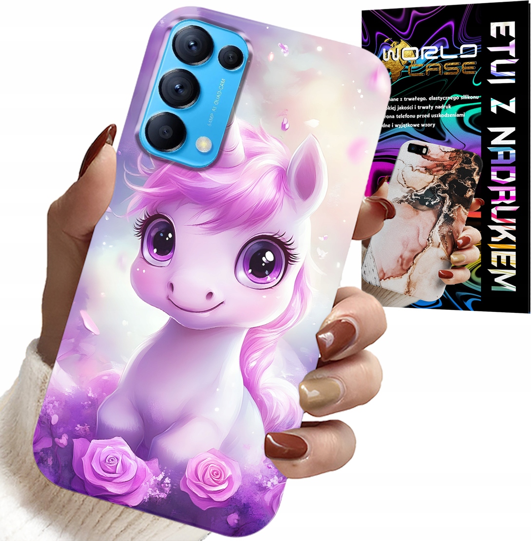 ETUI DO OPPO FIND X3 LITE - SŁODKI JEDNOROŻEC, WZORY DLA DZIECI CASE