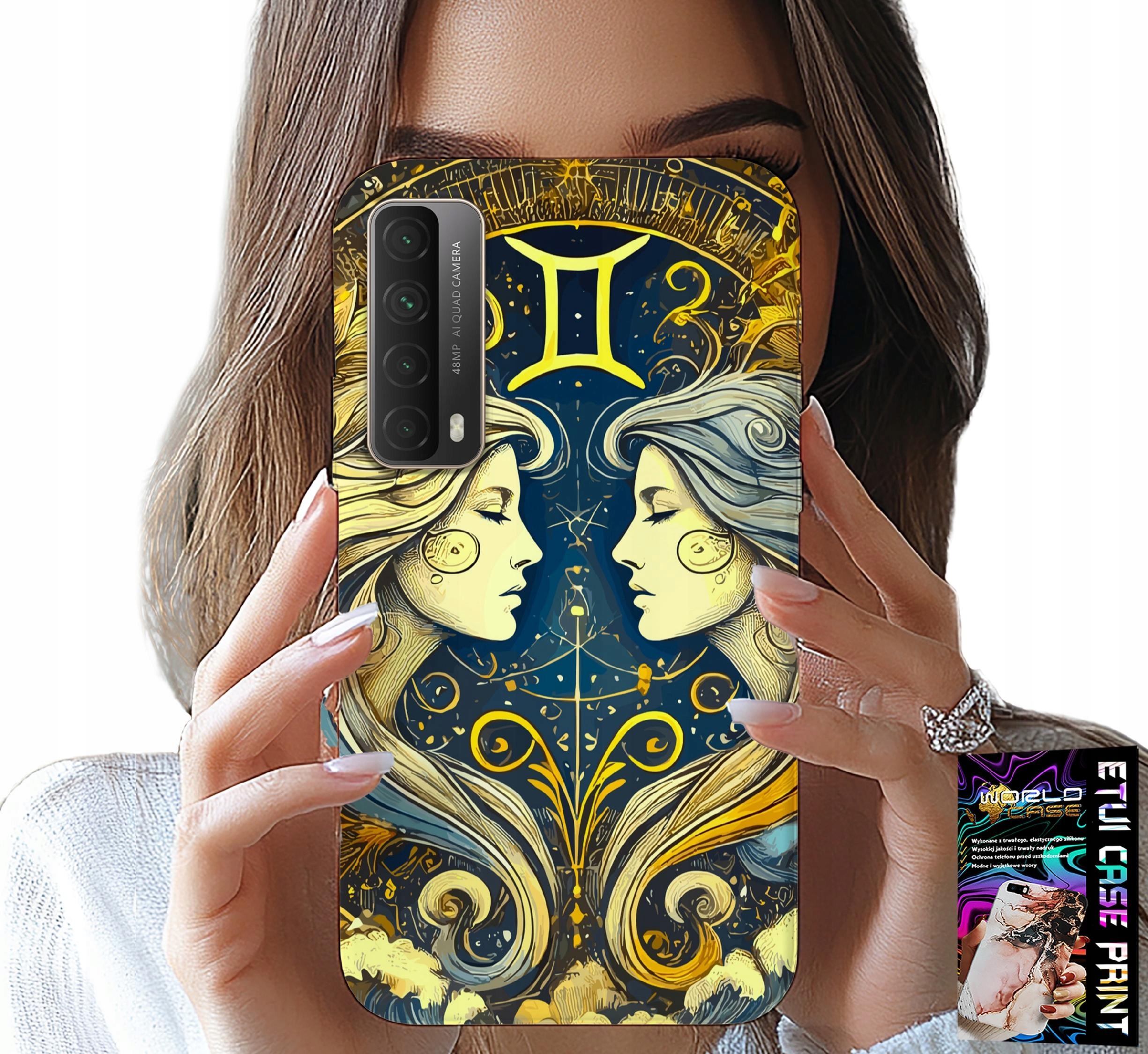 ETUI DO HUAWEI P SMART 2021 - ZNAK ZODIAKU, BLIŹNIĘTA ASTRONOMIA CASE