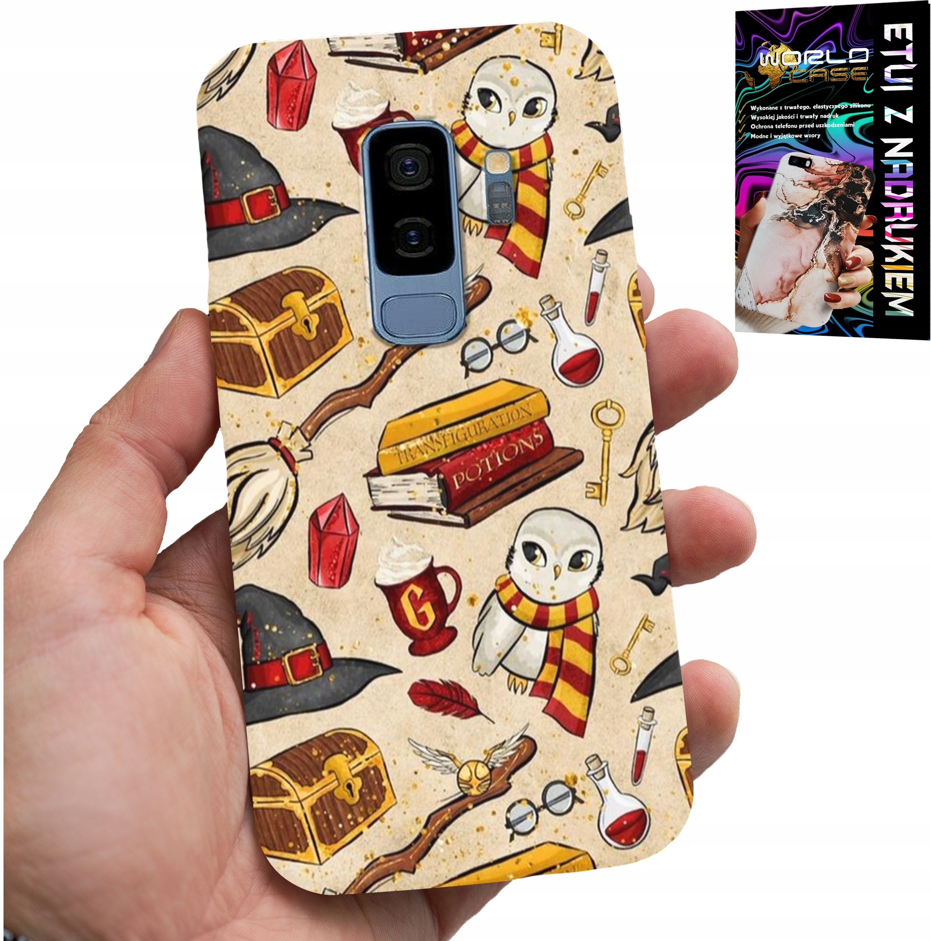 ETUI DO SAMSUNG GALAXY S9 PLUS - CASE DLA FANA MAGII MAGÓW RÓŻDŻKA +FOLIA