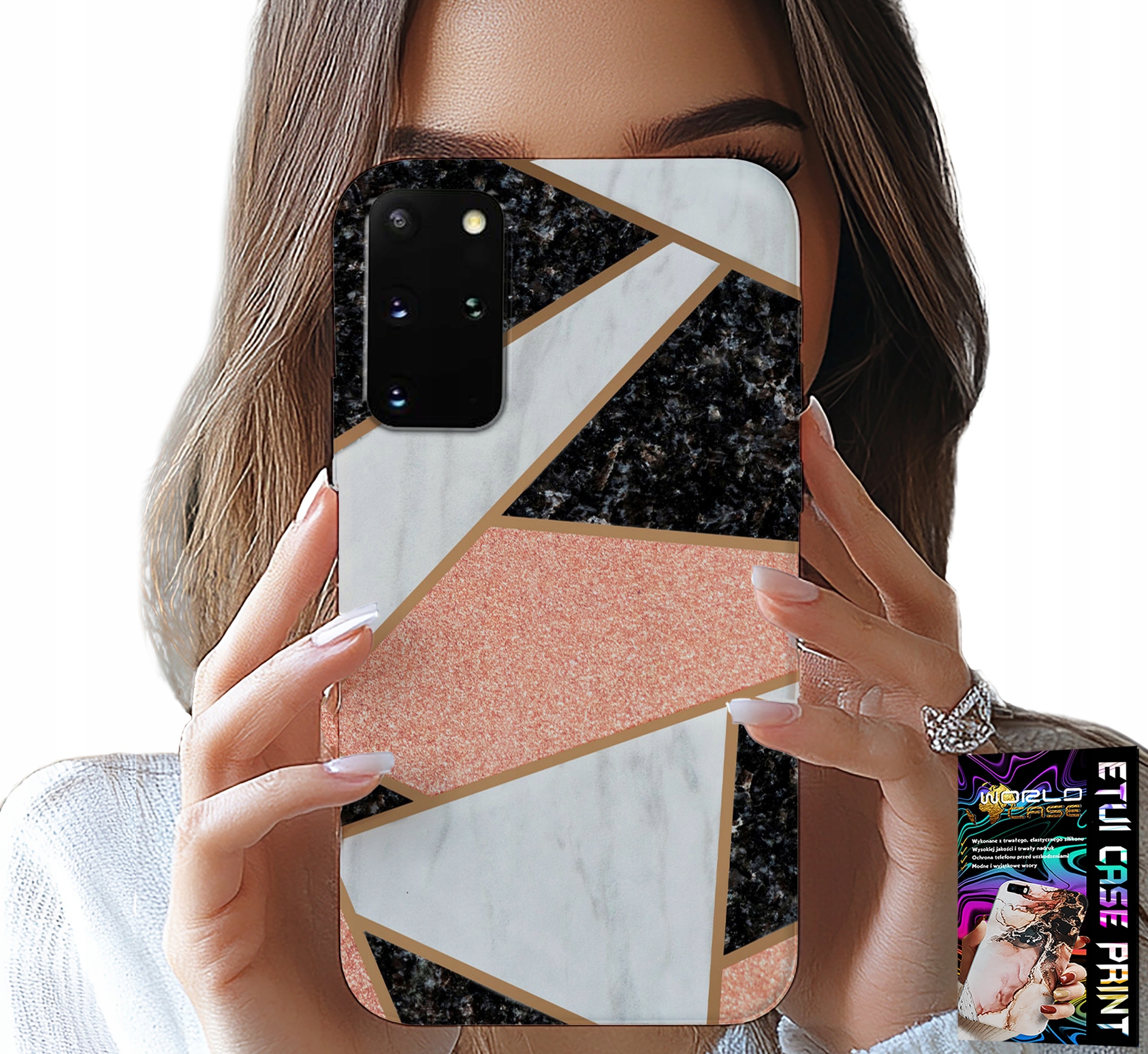 ETUI DO SAMSUNG GALAXY S20 PLUS - ELEGANCKIE MODNE WZORY CASE + FOLIA