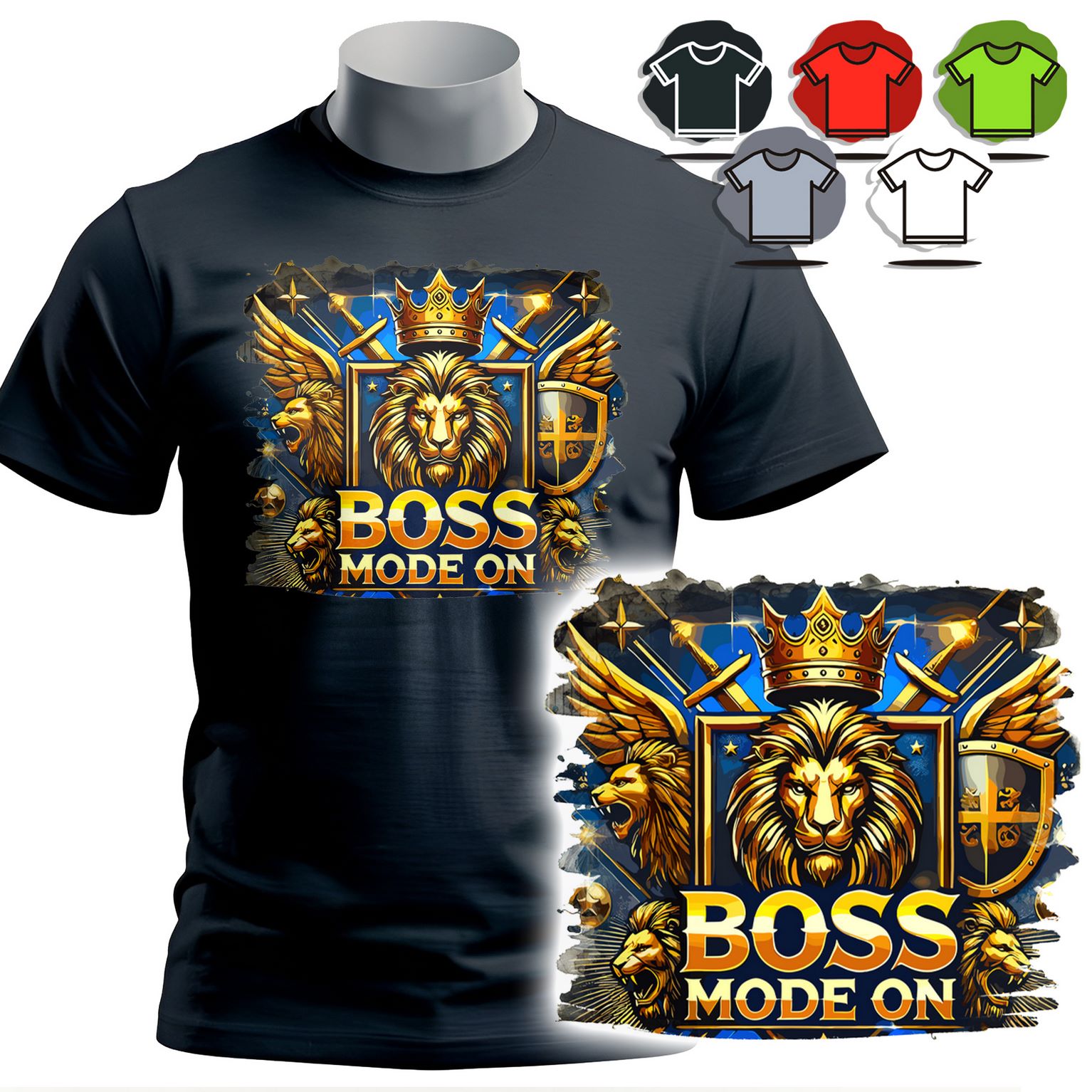 KOSZULKA T-SHIRT MĘSKI WZORY DO WYBORU - BOSS - XL