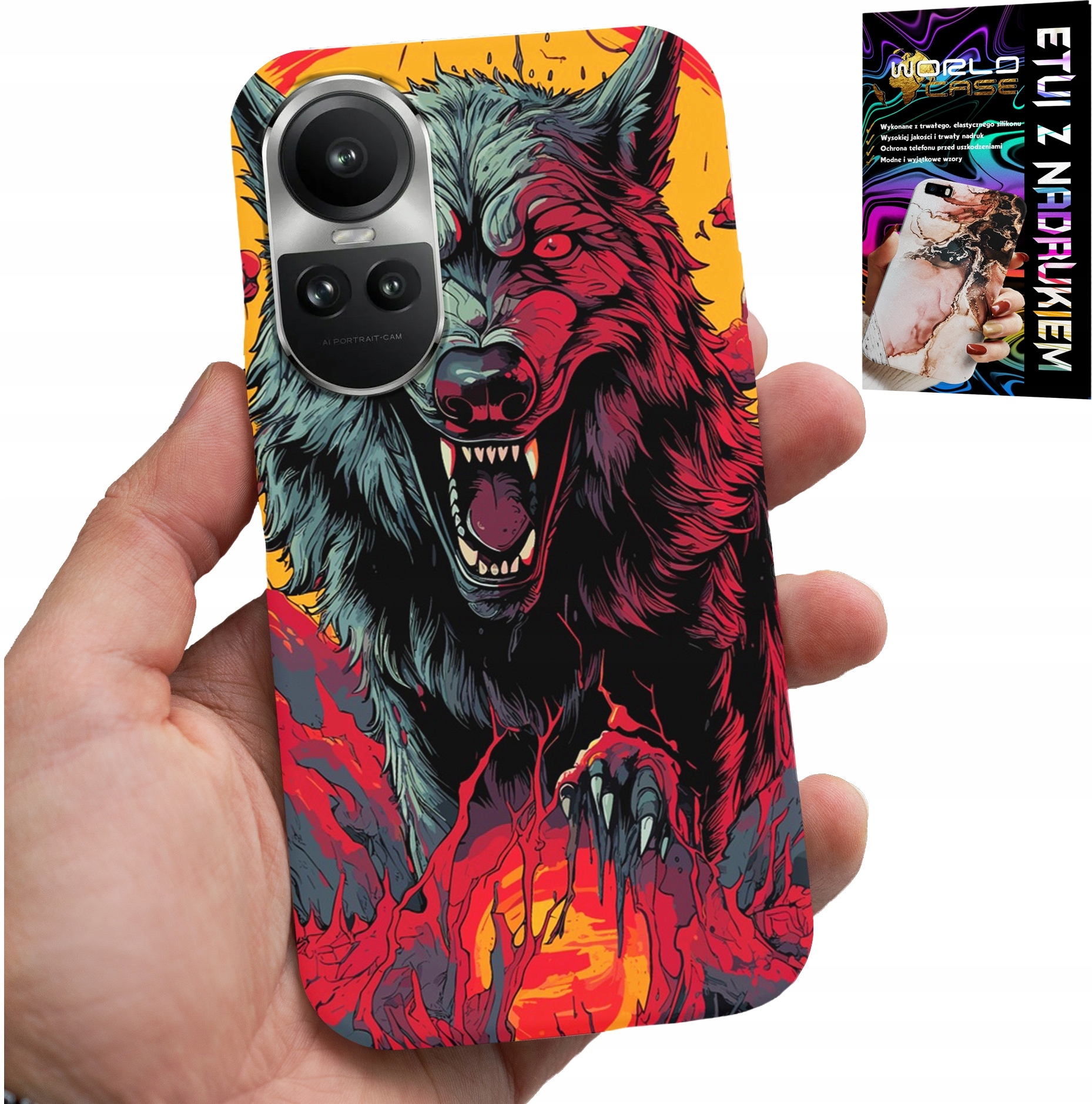 ETUI DO OPPO RENO10 PRO 5G - WILK WILKI WATAHA SUPER WZORY CASE + FOLIA