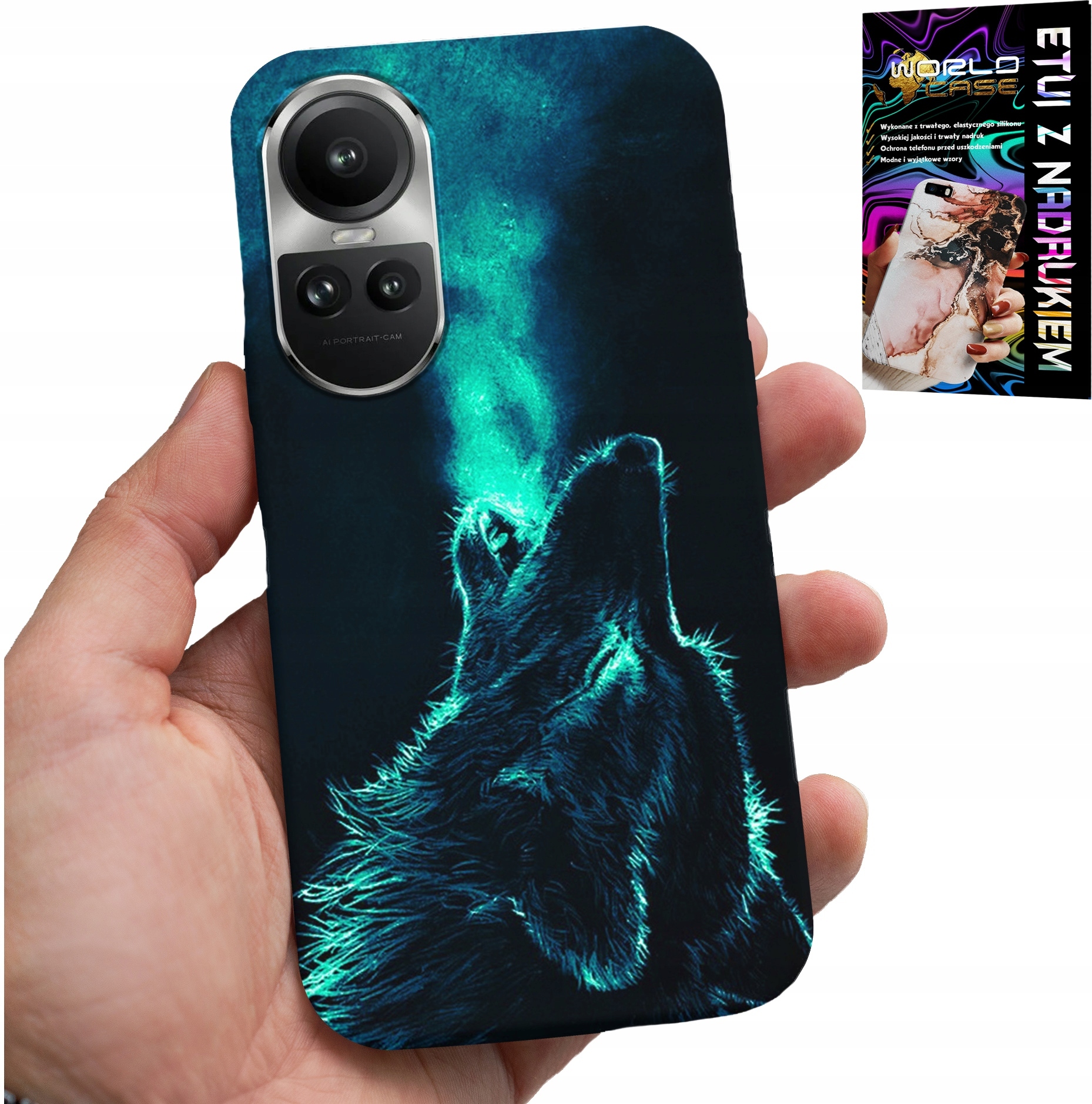 ETUI DO OPPO RENO10 PRO 5G - WILK WILKI WATAHA SUPER WZORY OBUDOWA
