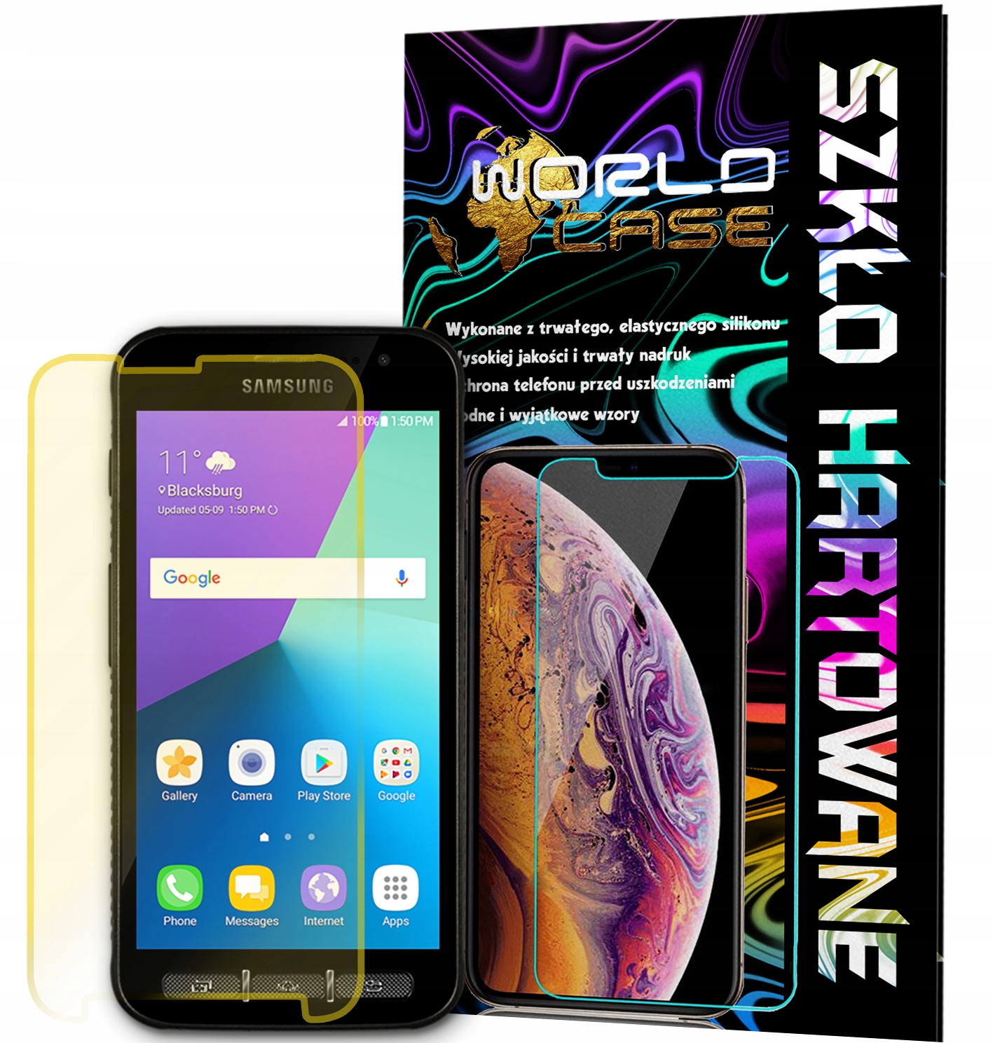 SZKŁO HARTOWANE DO SAMSUNG XCOVER 4 / 4s NA EKRAN SZKIEŁKO OCHRONNE