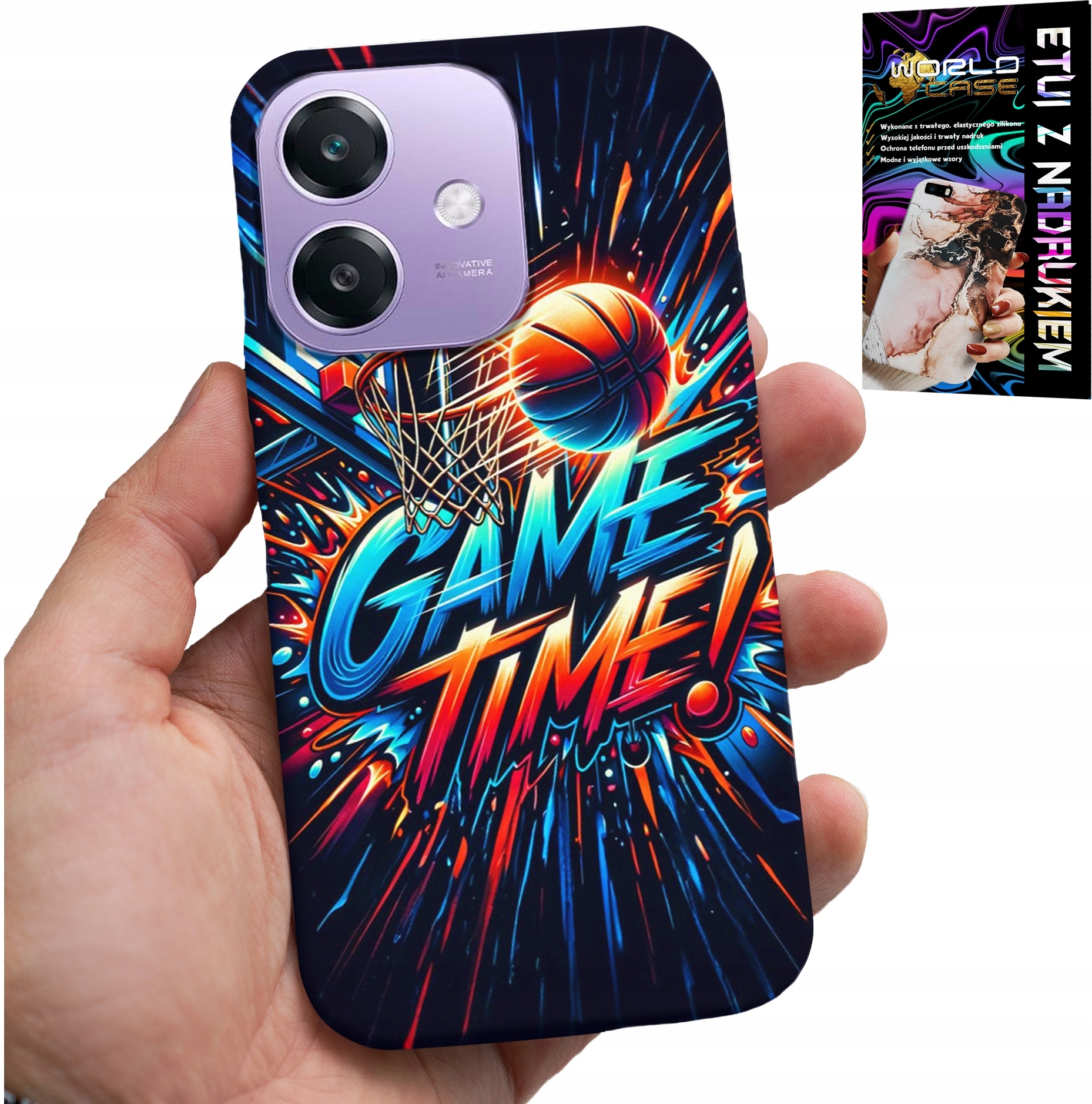 ETUI DO OPPO A40 / A40M - KOSZYKÓWKA NBA FAN 23 GAME TIME, OBUDOWA