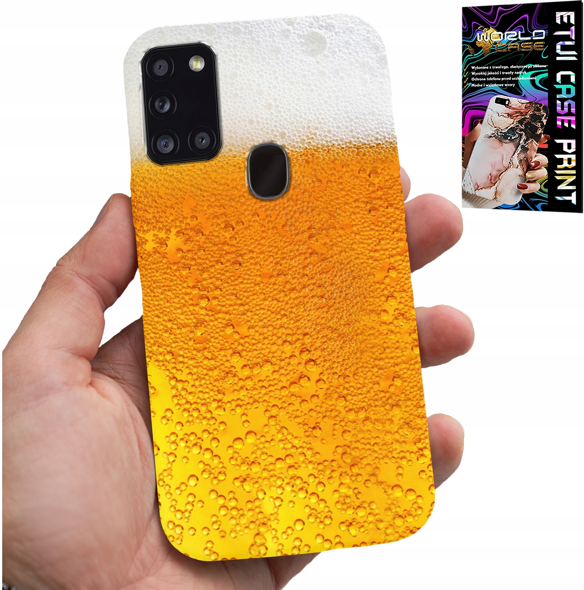 ETUI DO SAMSUNG GALAXY A21s - PIWO, KUFEL PIWA WZORY DLA MĘŻCZYZN CASE