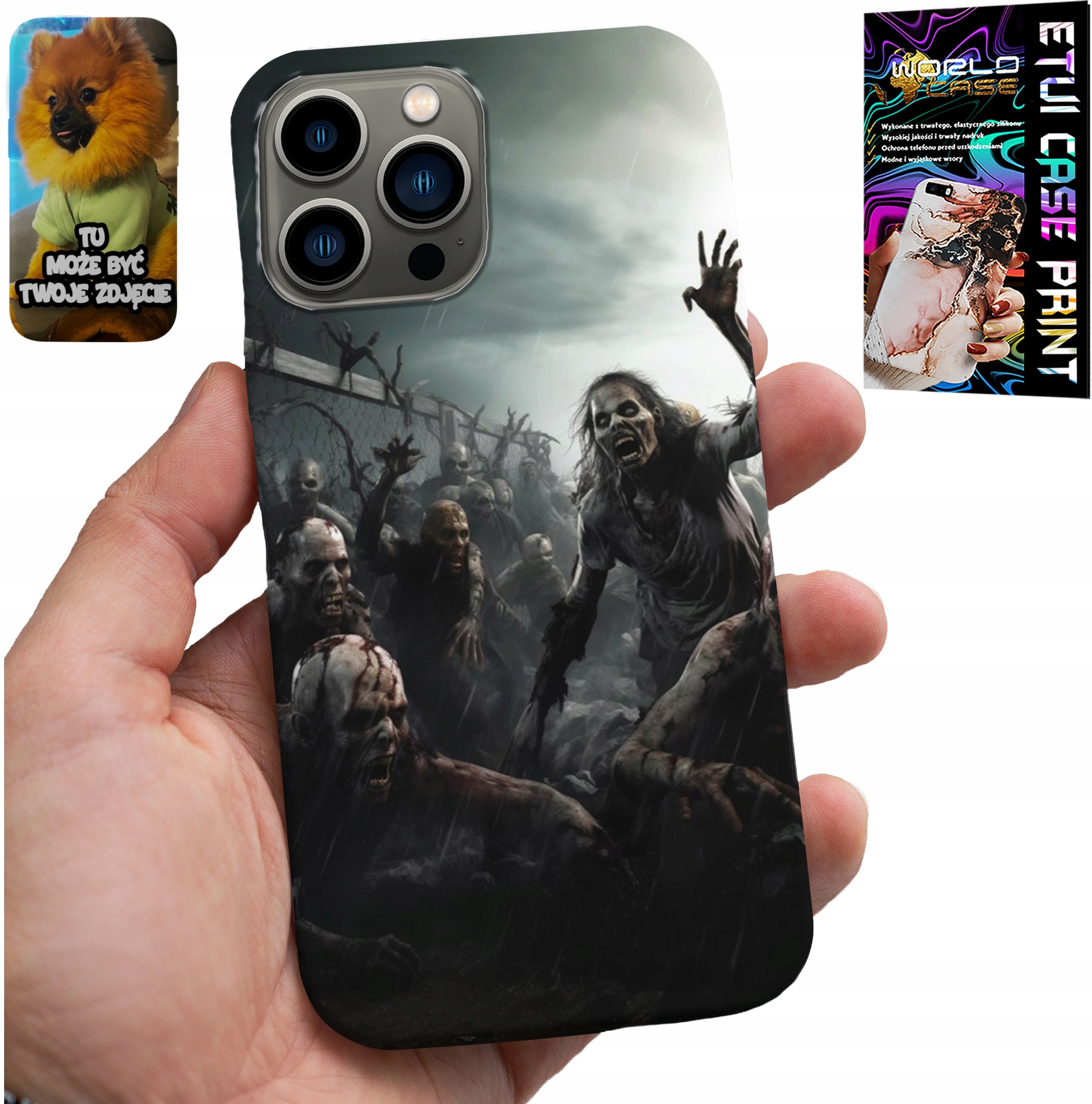 ETUI DO IPHONE 13 PRO - ZOMBI ZOMBIE ŻYWE TRUPY THE WALKING DEAD
