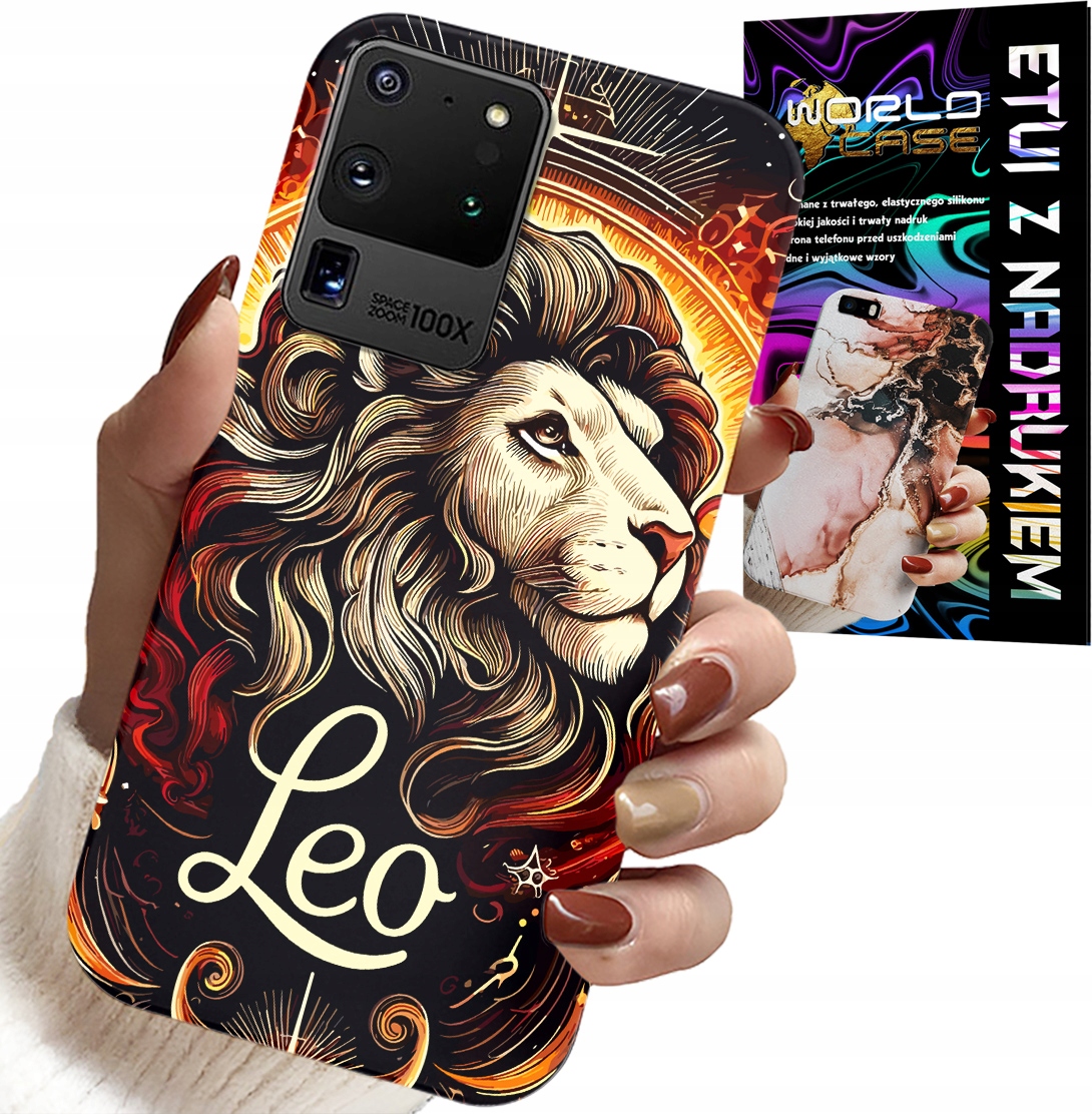 ETUI DO SAMSUNG GALAXY S20 Ultra - LEW, ZNAK ZODIAKU ASTRONOMIA + FOLIA