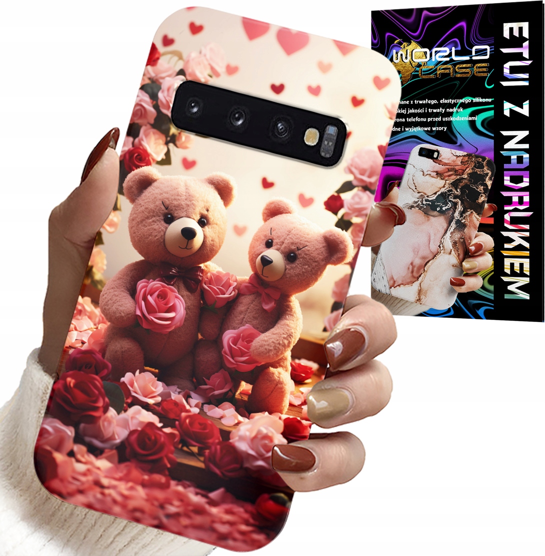 ETUI DO SAMSUNG GALAXY S10 PLUS - MISIE, LOVE YOU, SERCA WIELE WZORÓW CASE