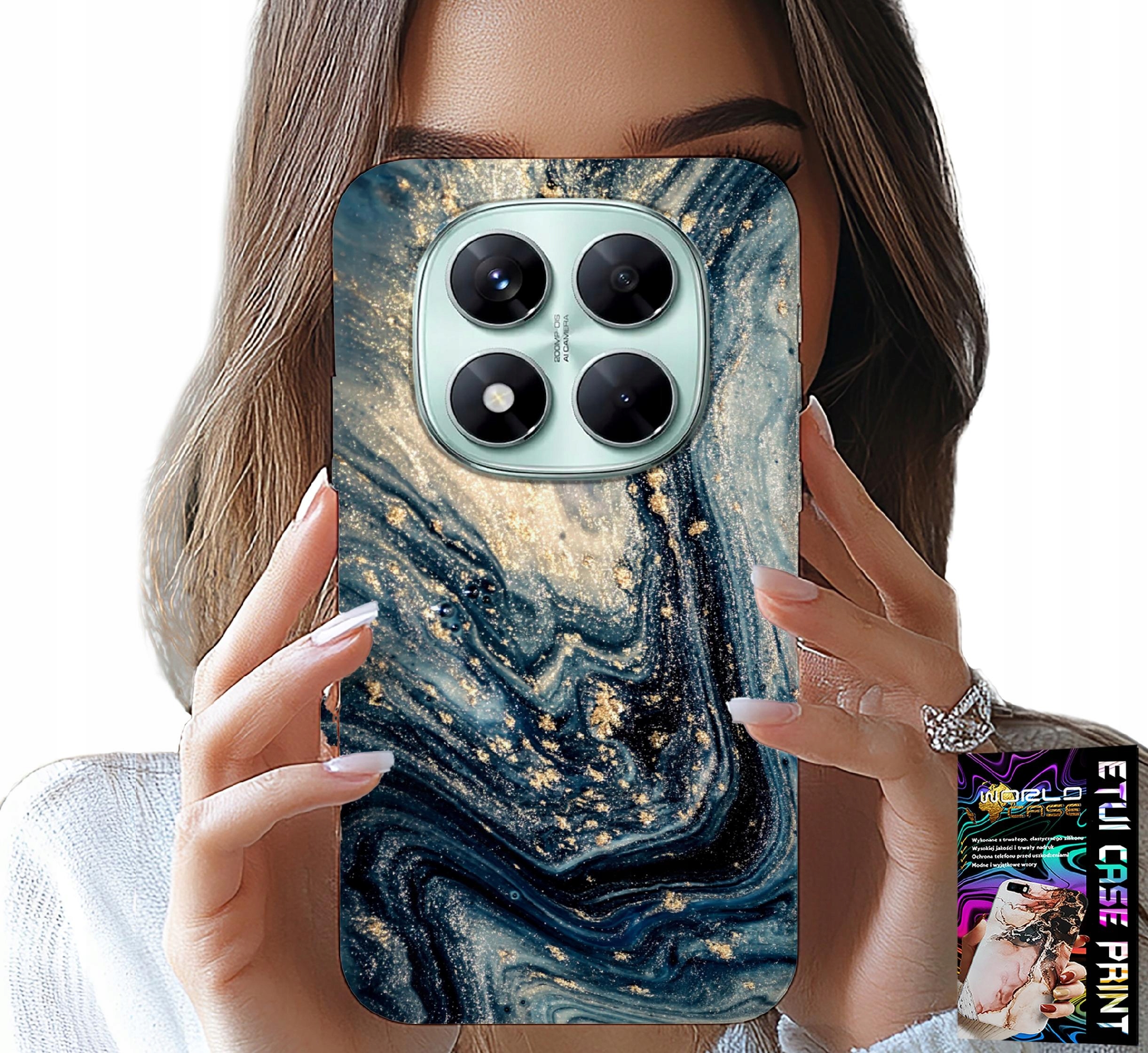 ETUI DO XIAOMI NOTE 14 PRO 5G - KAMIENNE ELEGANCKIE WZORY OBUDOWA CASE