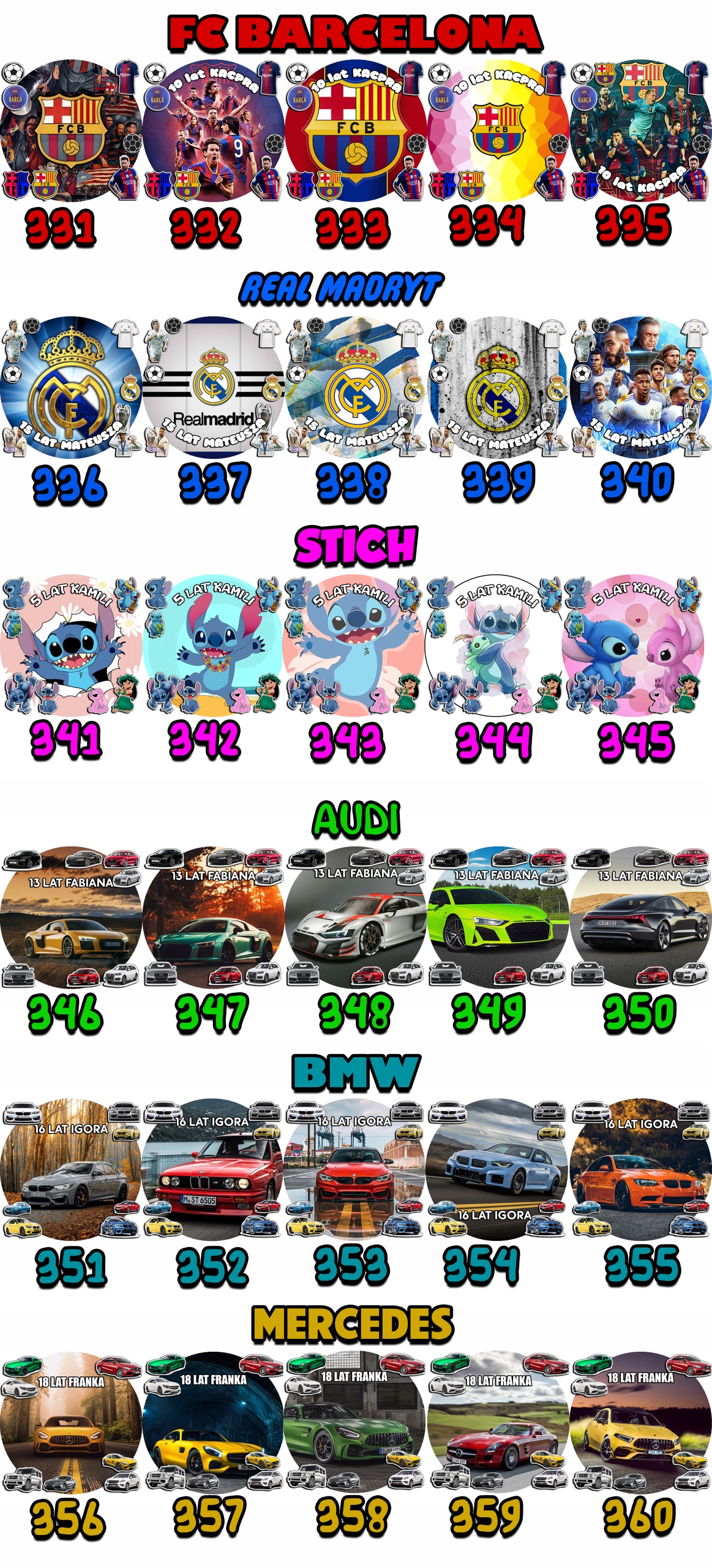 OPŁATEK NA TORT 30CM - MUSTANG SPIRIT KONIE + IMIĘ + GRATIS! 24CM 26CM