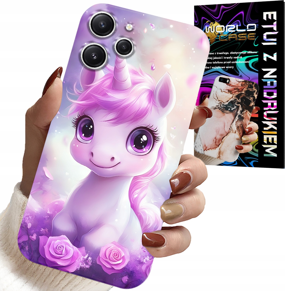 ETUI DO XIAOMI REDMI 12 4G - SŁODKI JEDNOROŻEC, WZORY DLA DZIECI CASE