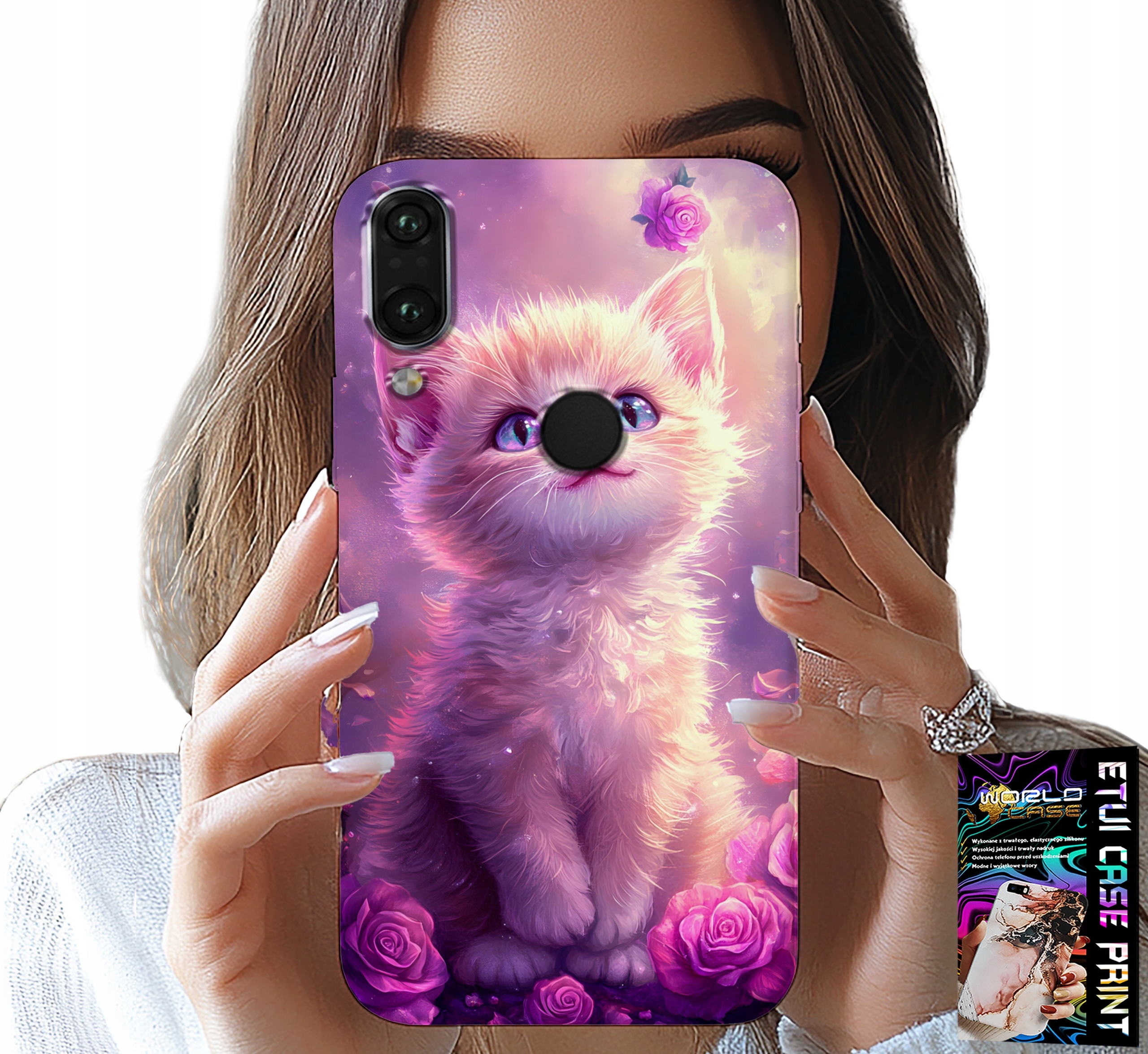 ETUI DO XIAOMI NOTE 7 - SŁODKI KOTEK, KOT, WZORY ZE ZWIERZĘTAMI