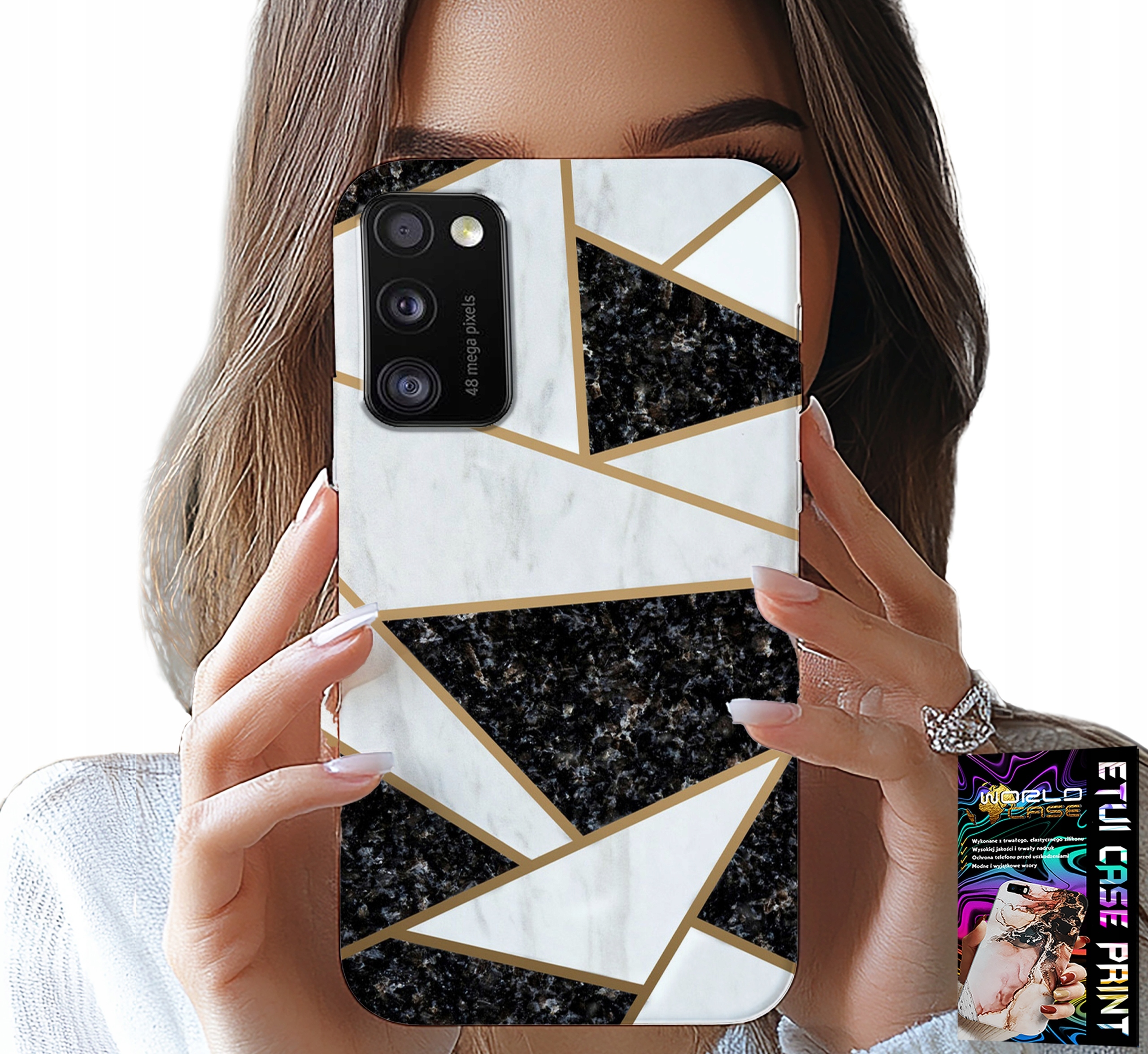 ETUI DO XIAOMI POCO M3 - ELEGANCKIE MODNE WZORY CASE + SZKŁO