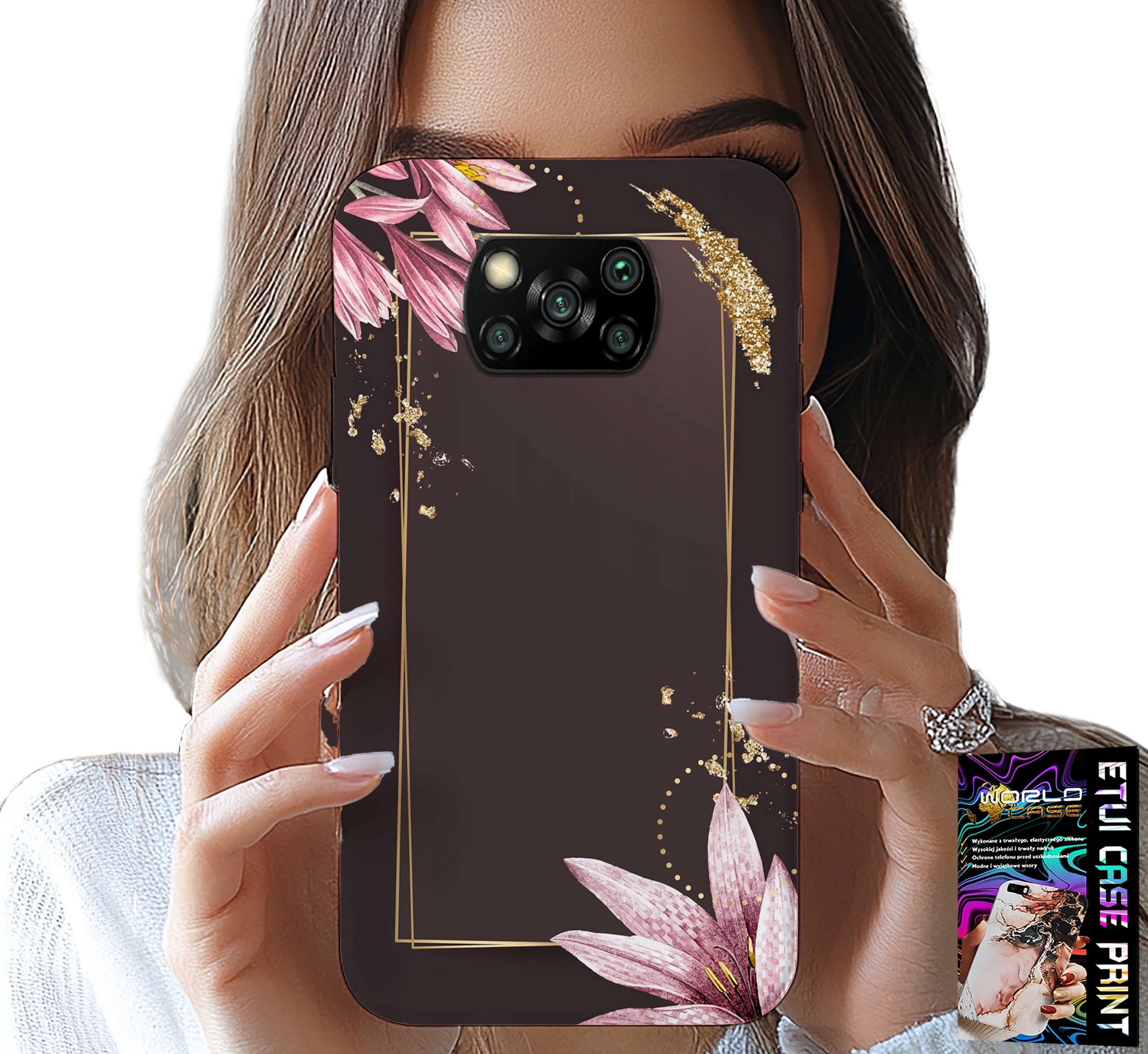 ETUI DO XIAOMI POCO X3 - KWIECISTE ELEGANCKIE WZORY OBUDOWA