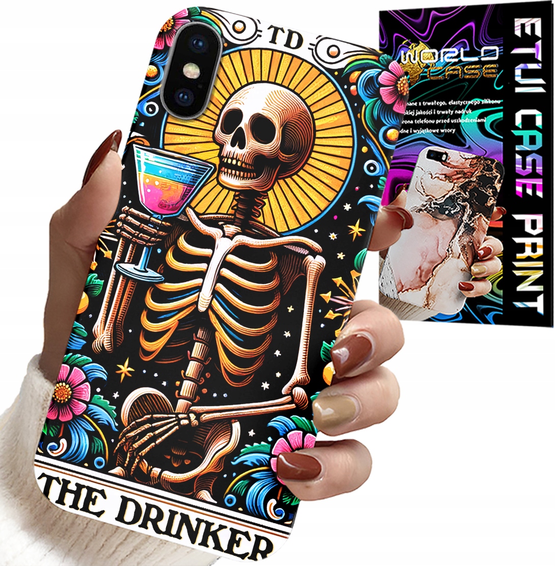 ETUI DO IPHONE XS MAX - THE DRINKER ALKO WINKO DRINK WZORY CASE
