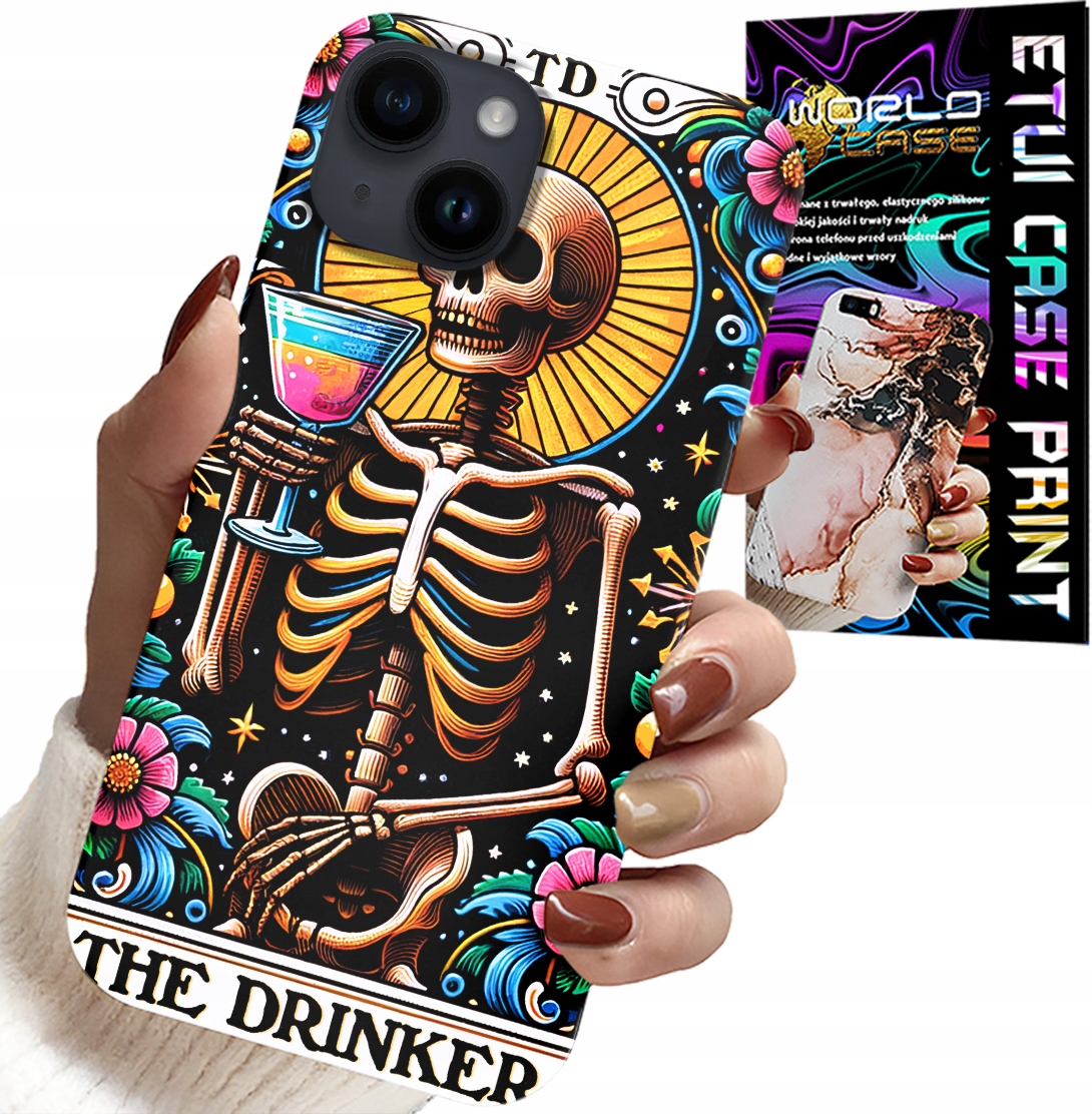 ETUI DO IPHONE 14 PLUS - THE DRINKER ALKO WINKO DRINK WZORY CASE