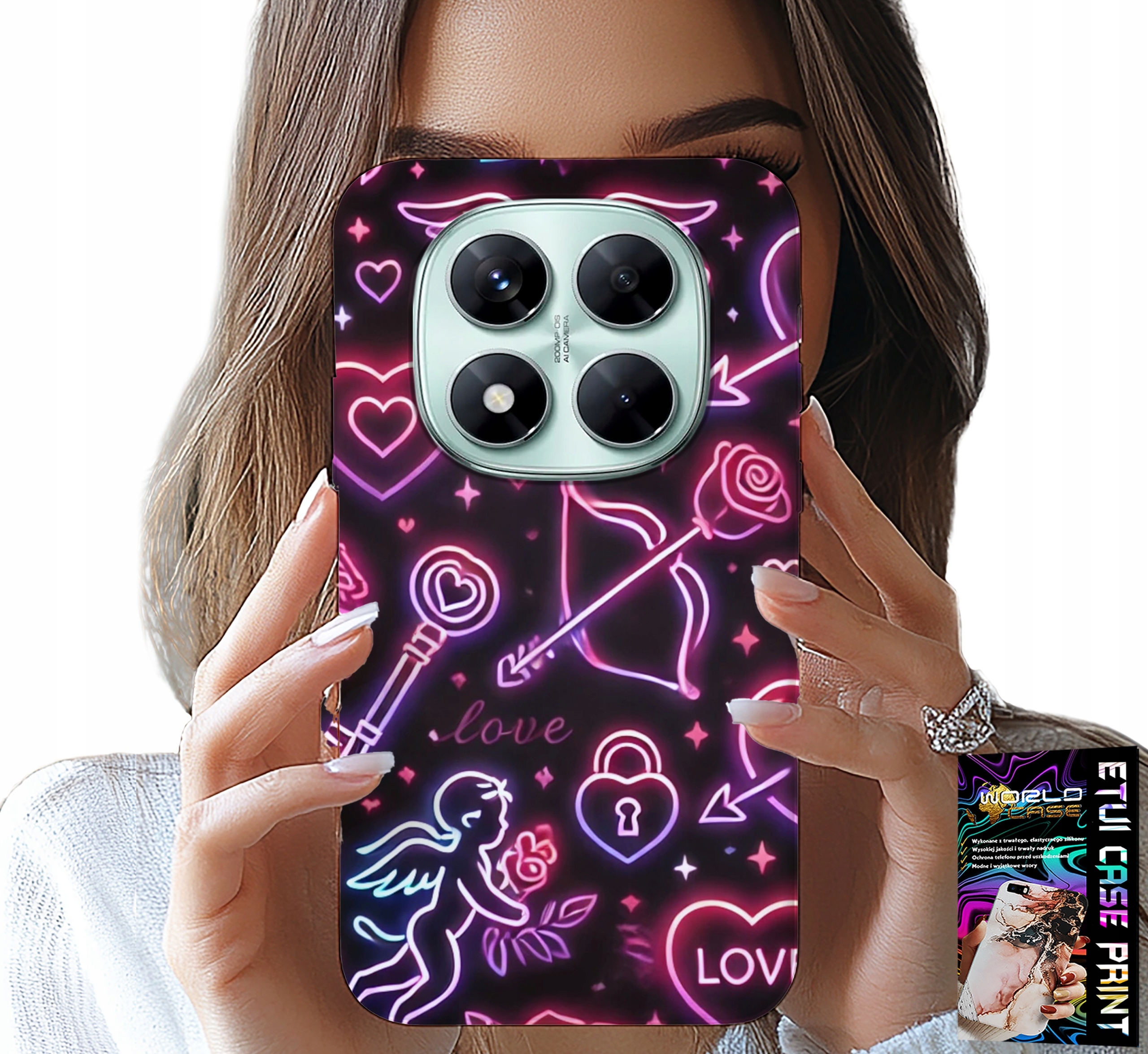 ETUI DO XIAOMI NOTE 14 PRO 5G - WALENTYNKOWY CASE, ŁUP, KUPIDYN, SERCA