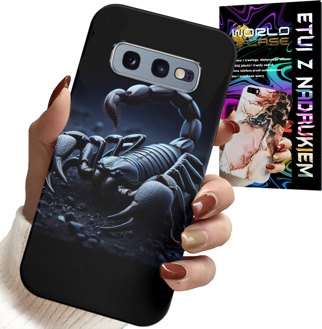 ETUI DO SAMSUNG GALAXY S10E - SKORPION, SKORPIONY + FOLIA HYDROŻEL