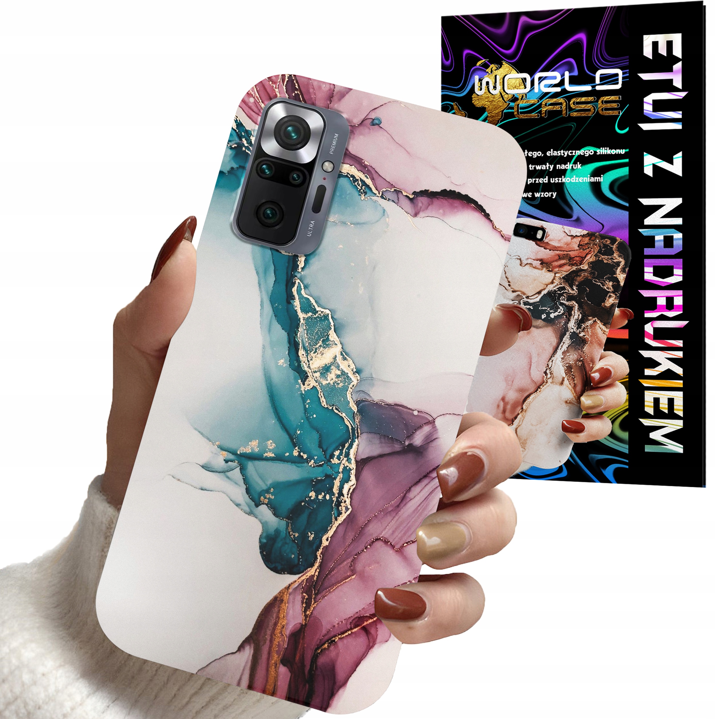 ETUI CASE DO XIAOMI NOTE 10 PRO - MARMUR WZORY DLA KOBIET PLECKI OBUDOWA