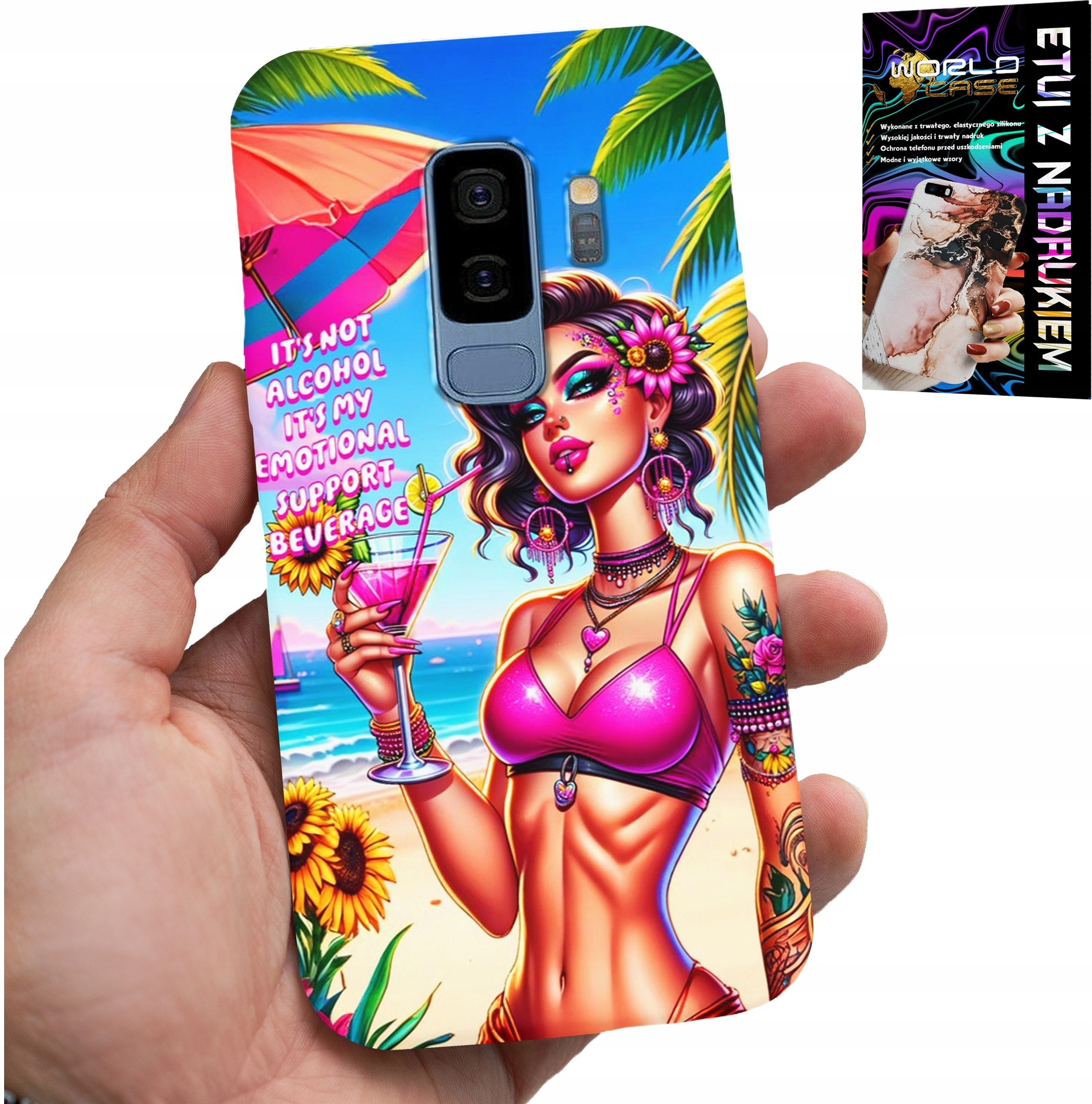 ETUI DO SAMSUNG GALAXY S9 PLUS - IT'S NOT ALCOHOL IT'S MY EMOTIONAL CASE