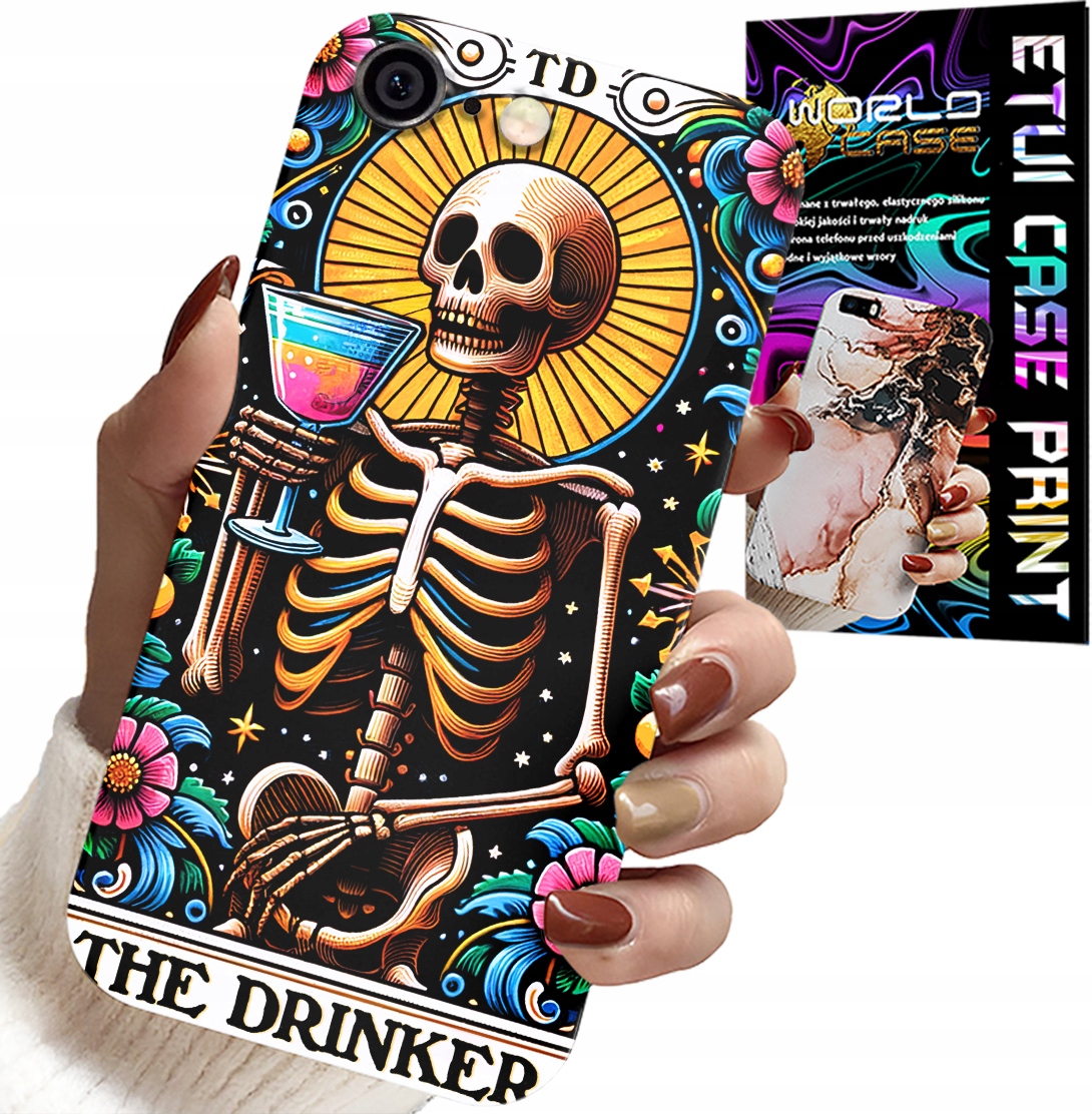ETUI DO IPHONE ( 6 PLUS ) - THE DRINKER ALKO WINKO DRINK WZORY CASE