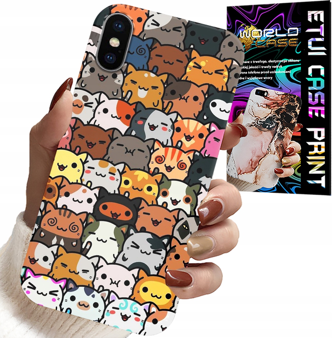 ETUI DO IPHONE XS MAX - PLECKI W SŁODKIE KOTKI, KOTY, OBUDOWA