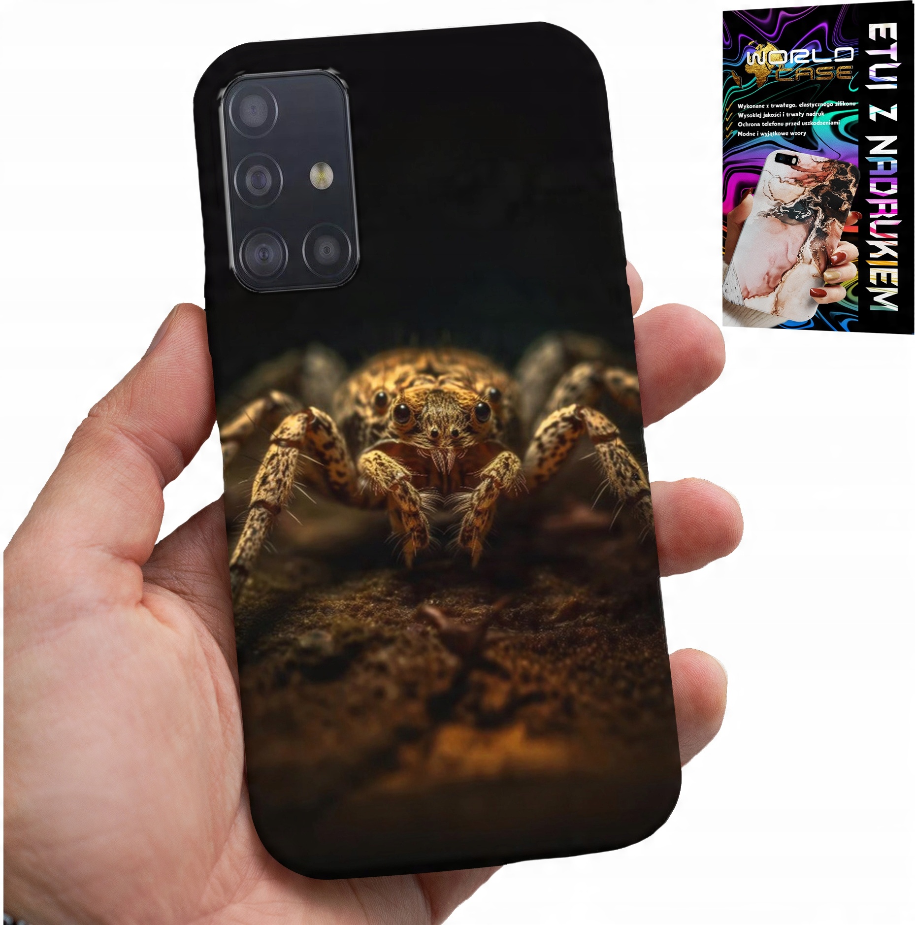 ETUI DO SAMSUNG GALAXY A71 - PAJĄK PTASZNIK PAJĄKI PAJĘCZAKI CASE
